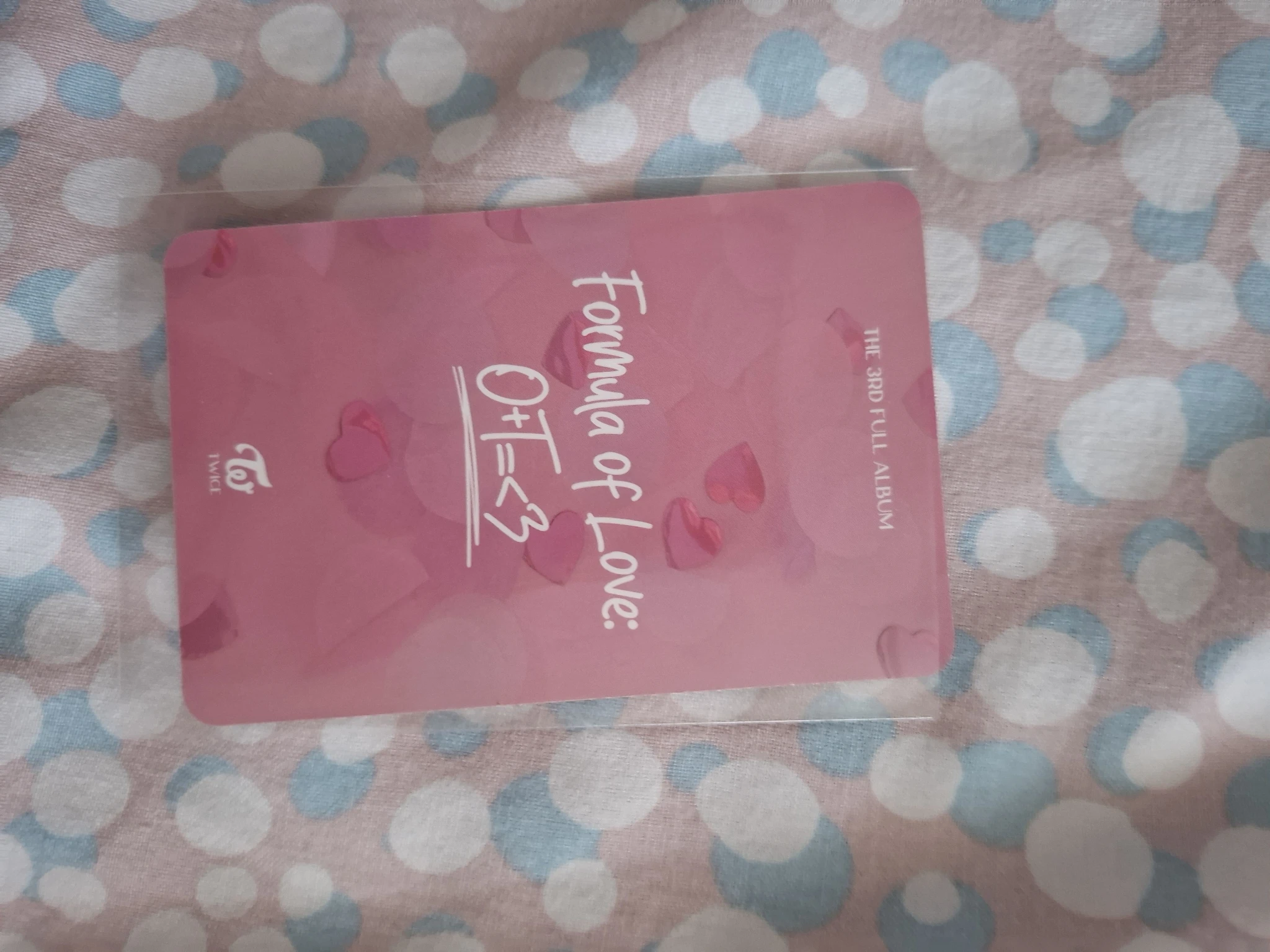 TWICE TWICE - Formula of Love: O+T=<3 Album listing photo 2