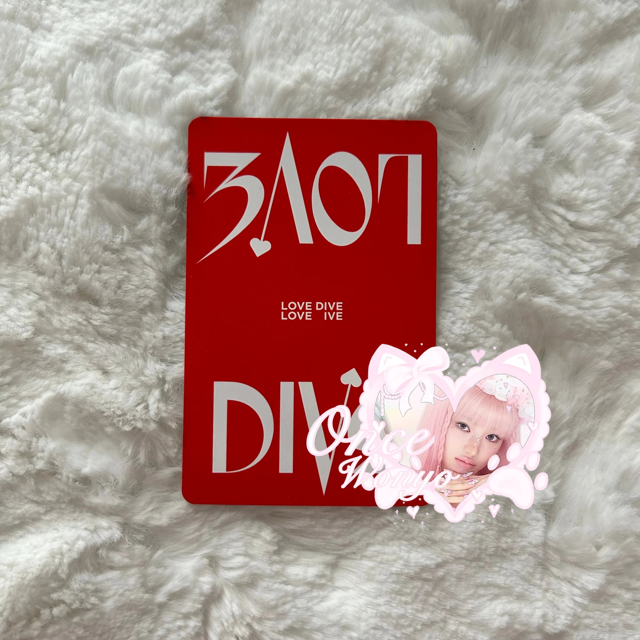 IVE Wonyoung IVE - Wonyoung - LOVE DIVE, SSQ jewel case 6 set pre-order benefit listing photo 2