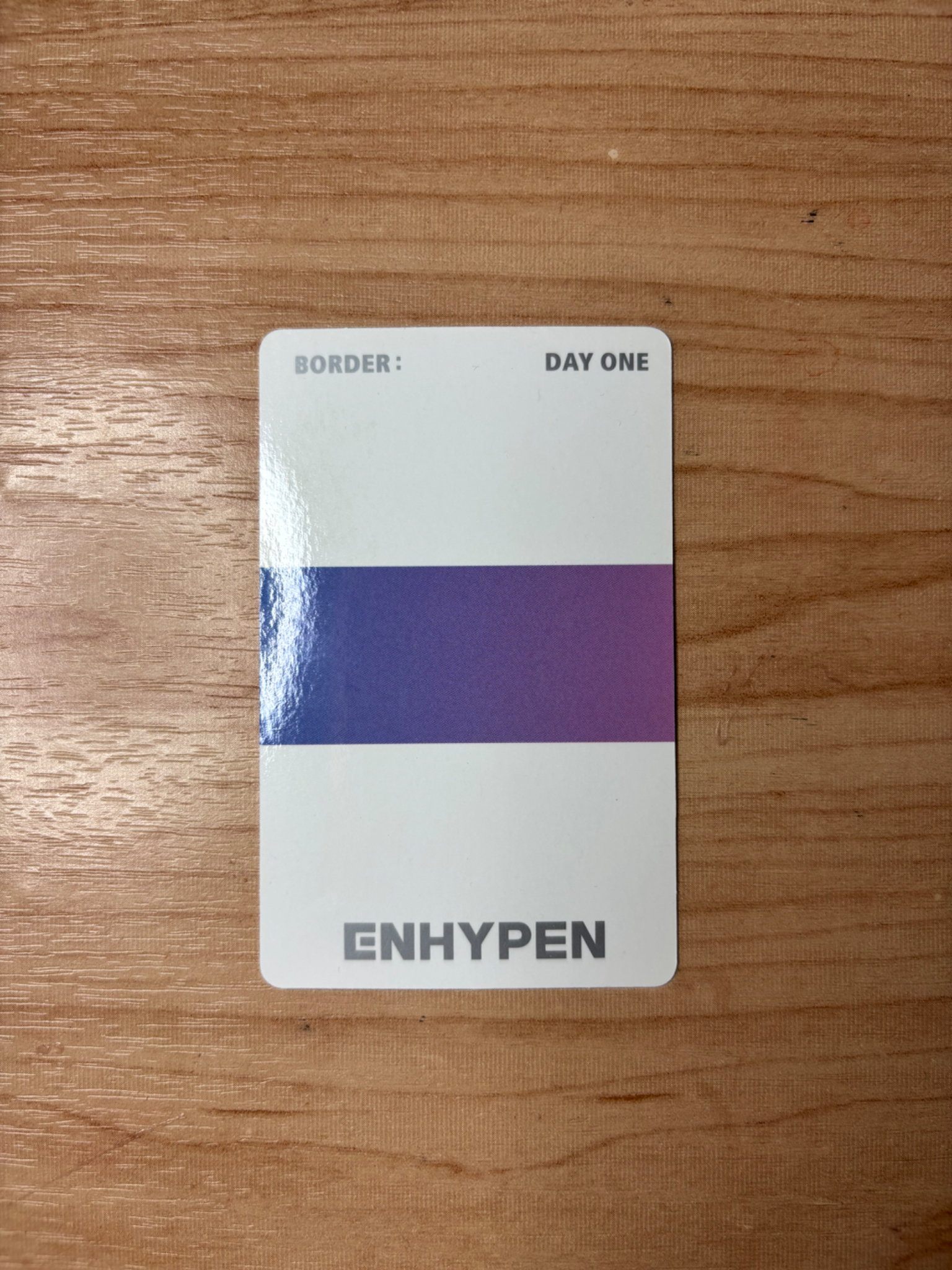 ENHYPEN Ni-ki ENHYPEN - Ni-ki - BORDER : DAY ONE Album album photocard dawn version listing photo 2
