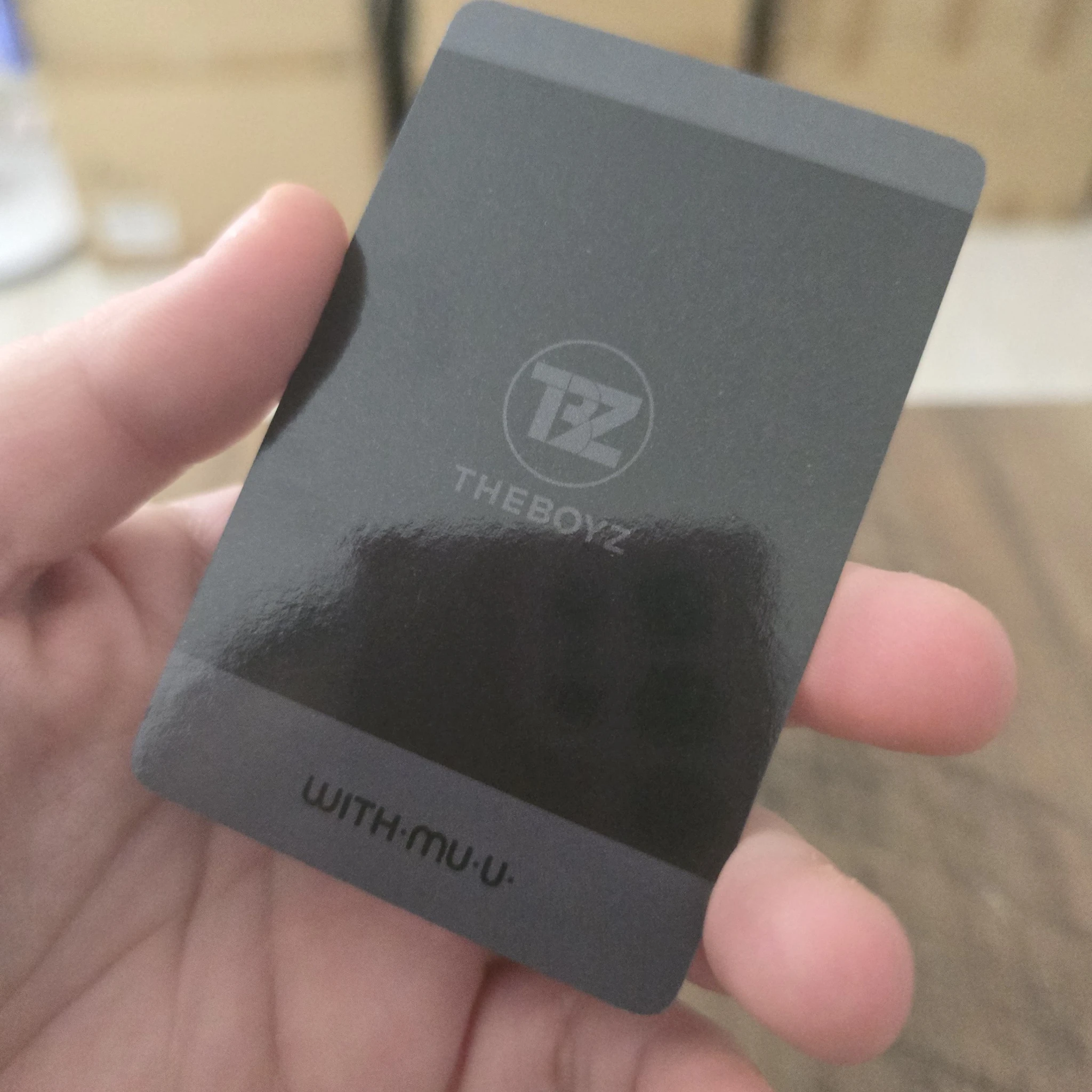 THE BOYZ New THE BOYZ - New - Be Aware Album lucky draw (LD) withmuu/withdrama polaroid listing photo 2