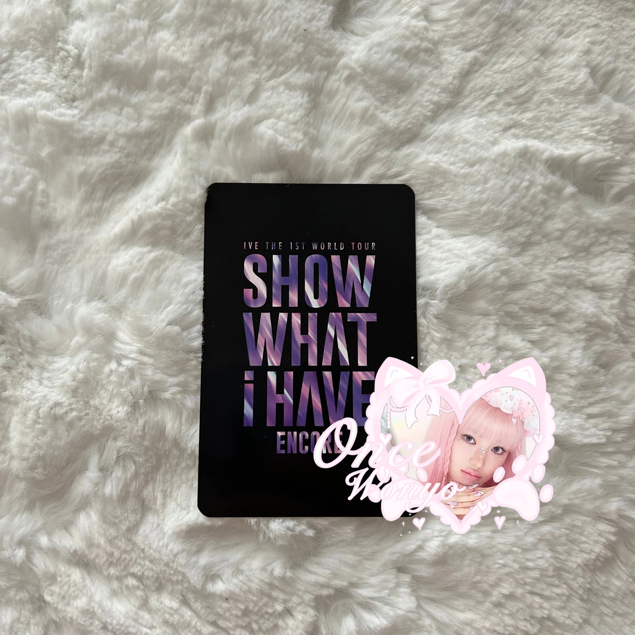 IVE Wonyoung IVE - Wonyoung - Show What I Have Encore Event trading card listing photo 2