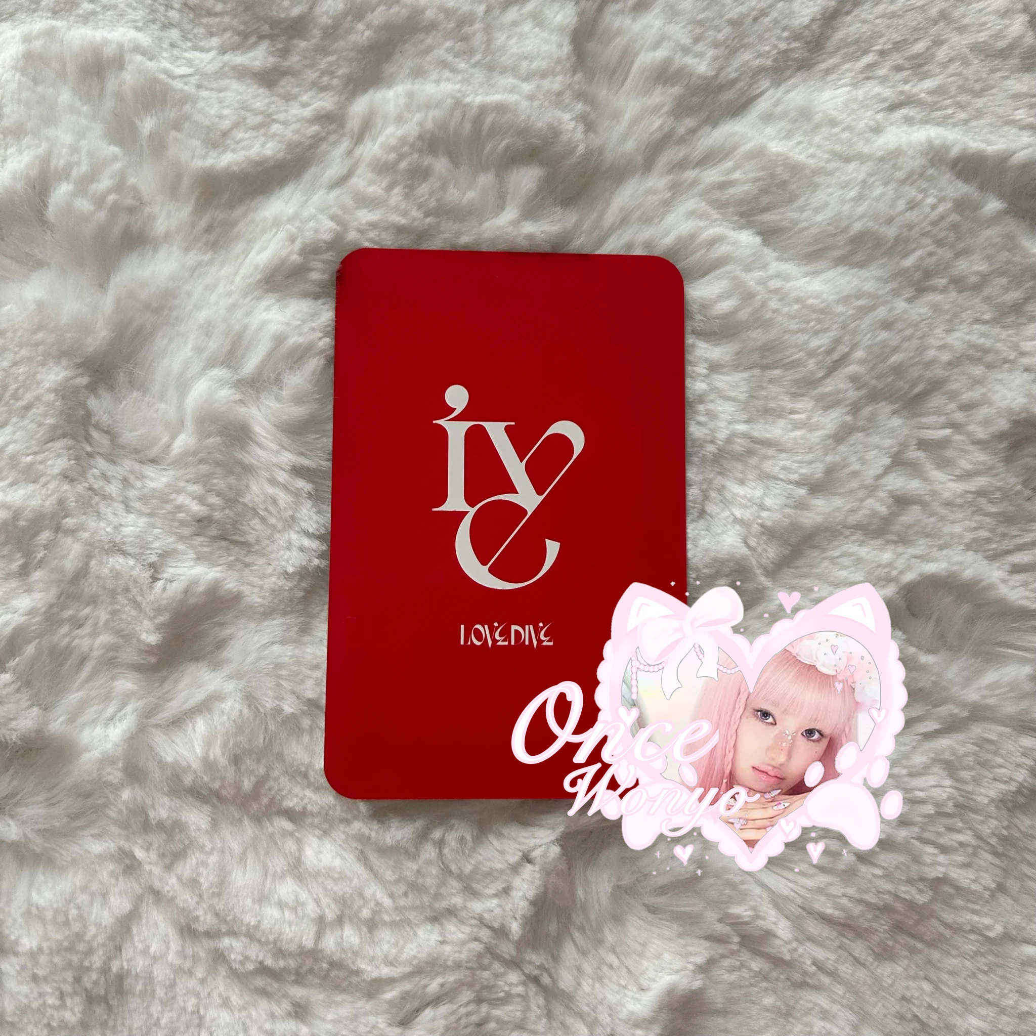 IVE Wonyoung IVE - Wonyoung - LOVE DIVE, music korea pre-order benefit listing photo 2
