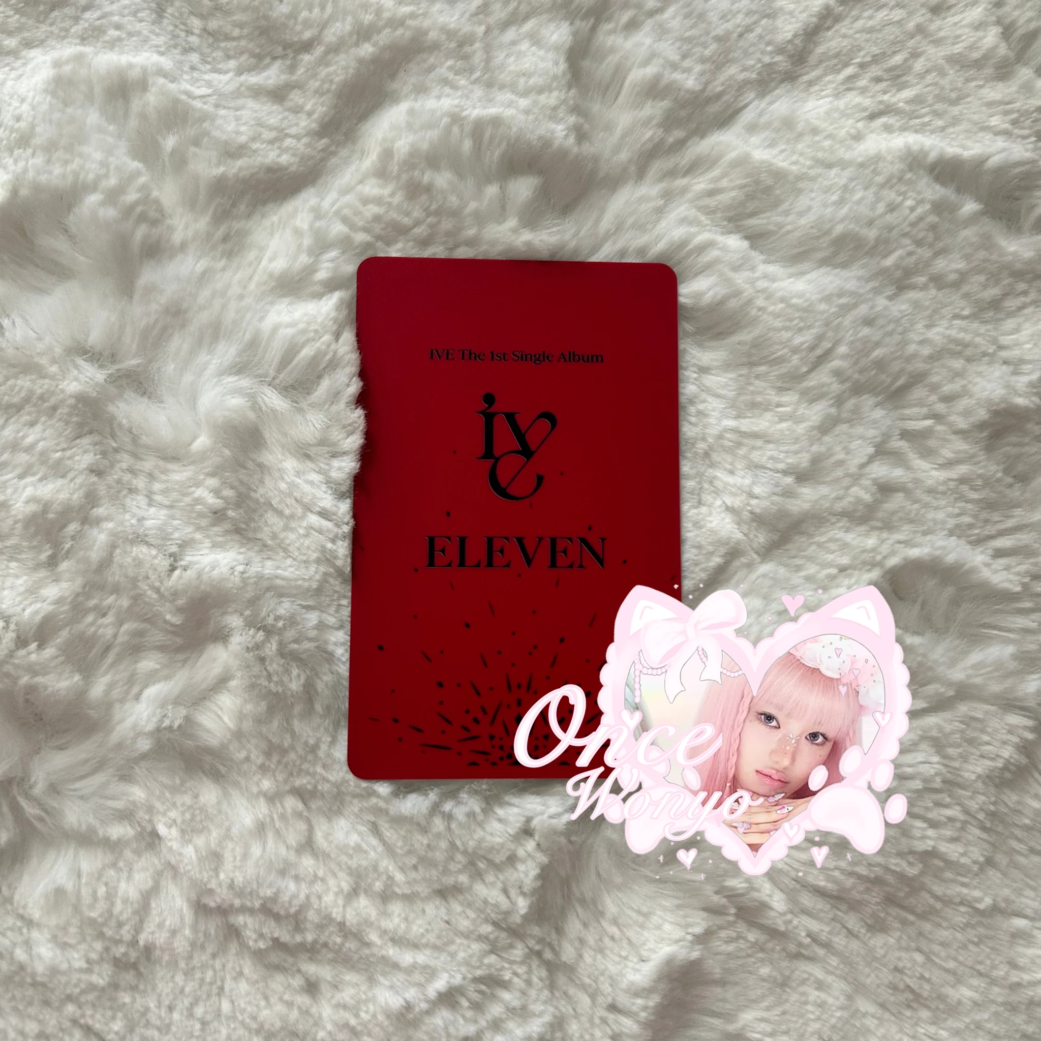 IVE Wonyoung IVE - Wonyoung - ELEVEN Album version 2 lucky draw soundwave listing photo 2