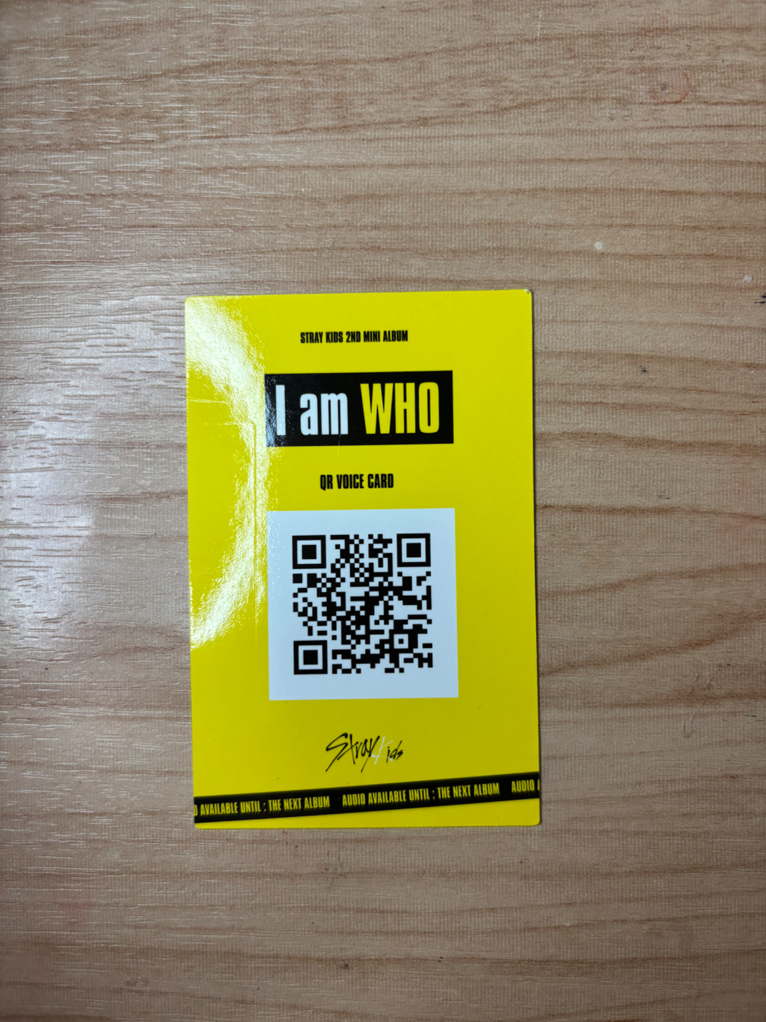 Stray Kids Lee Know Stray Kids - Lee Know - I am WHO? Album album photocard behind ver. listing photo 2