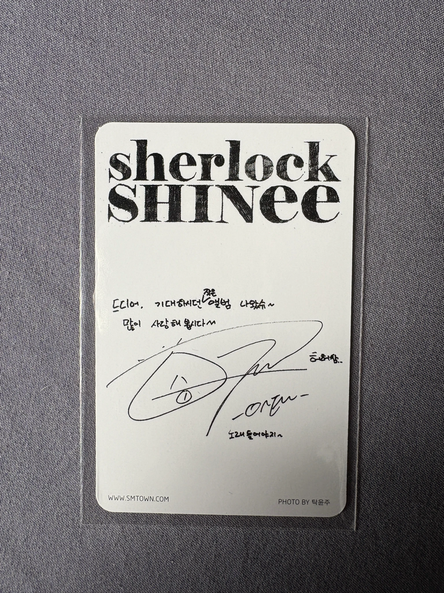 SHINee Onew SHINee - Onew - Sherlock - The 4th Mini Album Album listing photo 2