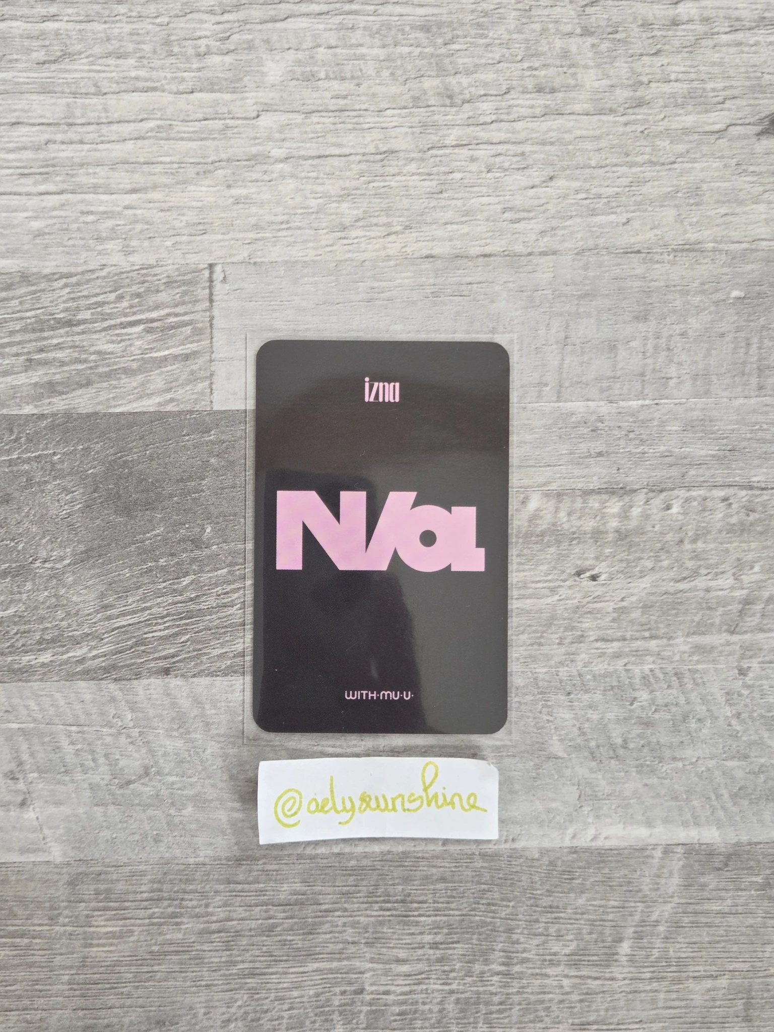 izna Koko izna - N/a Album withmuu lucky draw listing photo 2