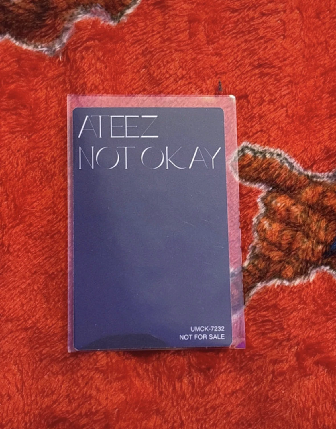 ATEEZ Mingi ATEEZ - Mingi - NOT OKAY Album D version first press only flash price listing photo 2