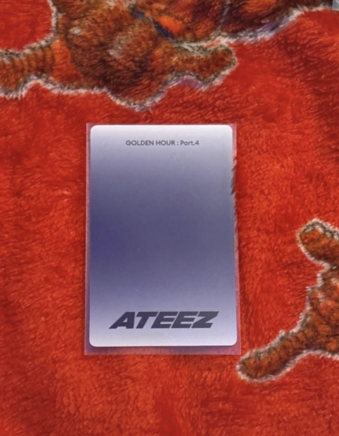 ATEEZ Wooyoung ATEEZ - Wooyoung - Golden Hour : Part.4 Album album photocard poca album listing photo 2
