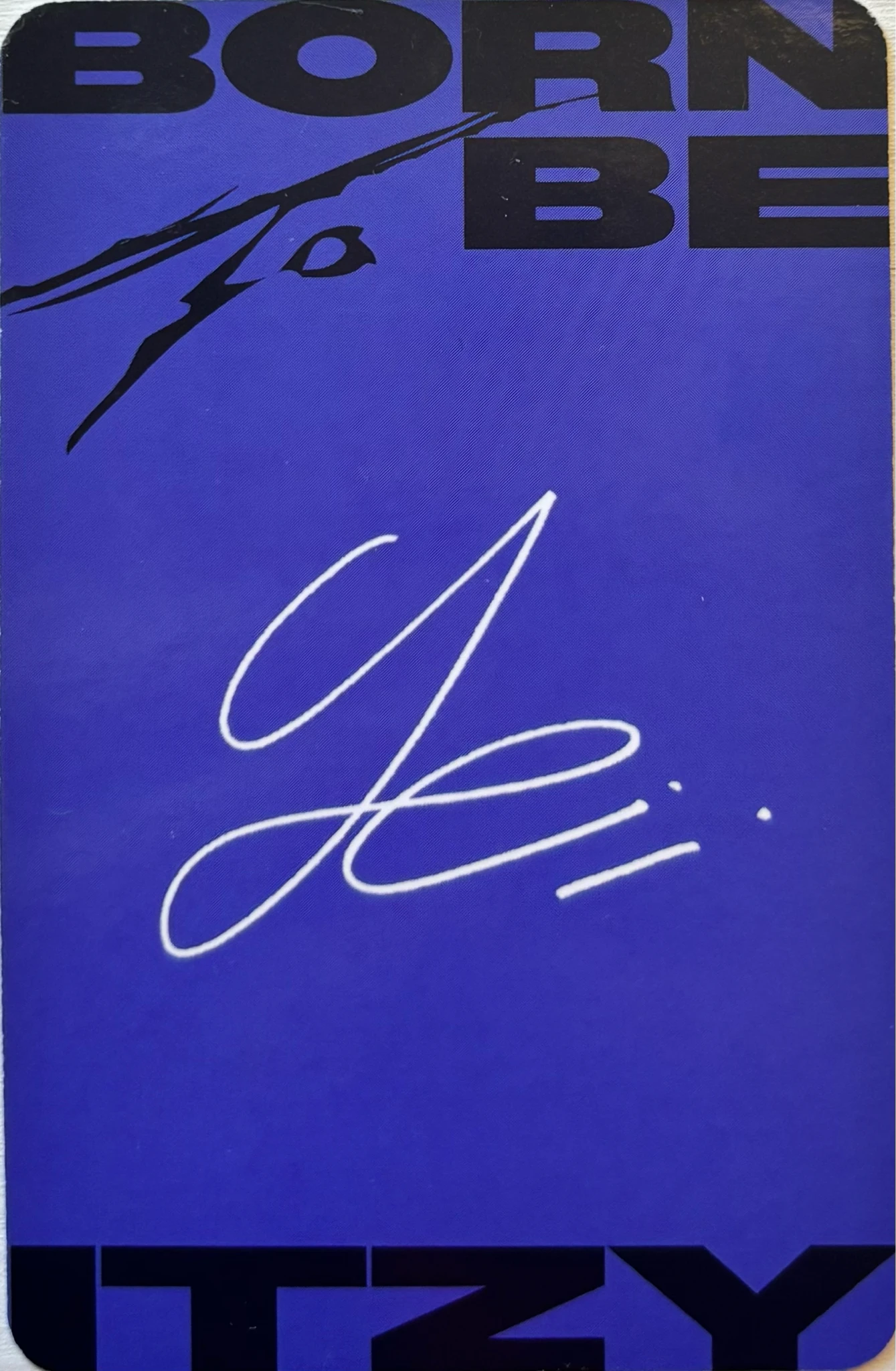 ITZY Yeji ITZY - Yeji - BORN TO BE Album A Ver. Blue Back listing photo 2