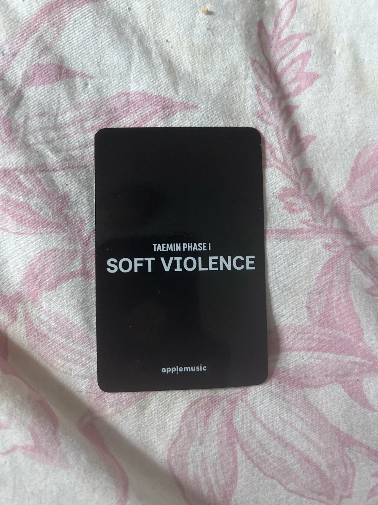 Taemin Taemin Taemin - Taemin - PHASE 1: Soft Violence Album apple music pob (pre-order benefit) listing photo 2
