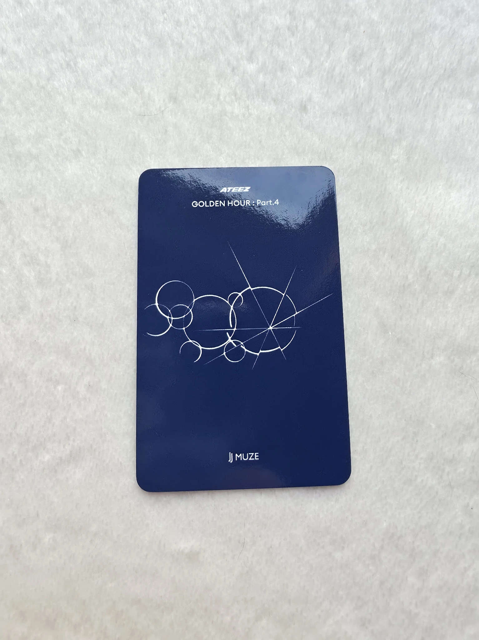 ATEEZ ATEEZ - Golden Hour : Part.4 Album jjmuze (jj muze) lucky draw unit photocard listing photo 2