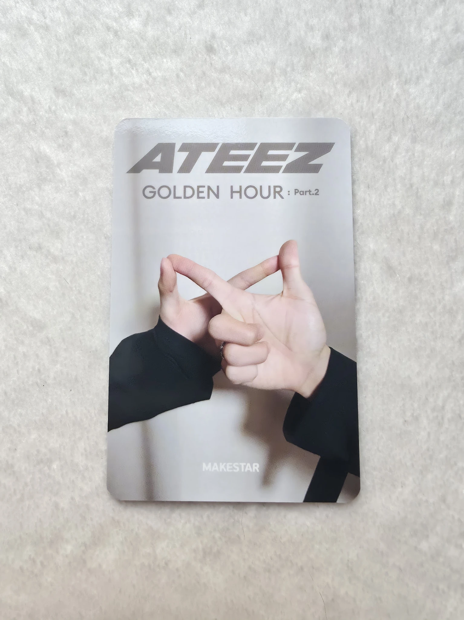 ATEEZ ATEEZ - Wooyoung & Yeosang - Golden Hour : Part.2 Album makestar lucky draw poca album listing photo 2