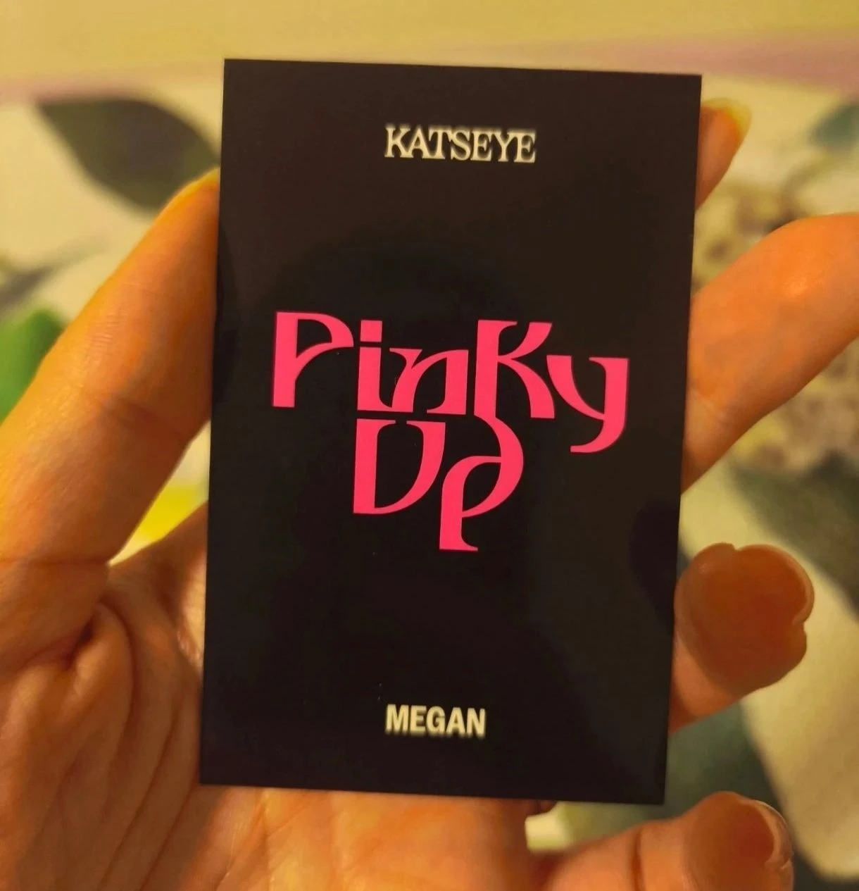 KATSEYE Megan KATSEYE - Megan - PINKY UP Album broadcast listing photo 2