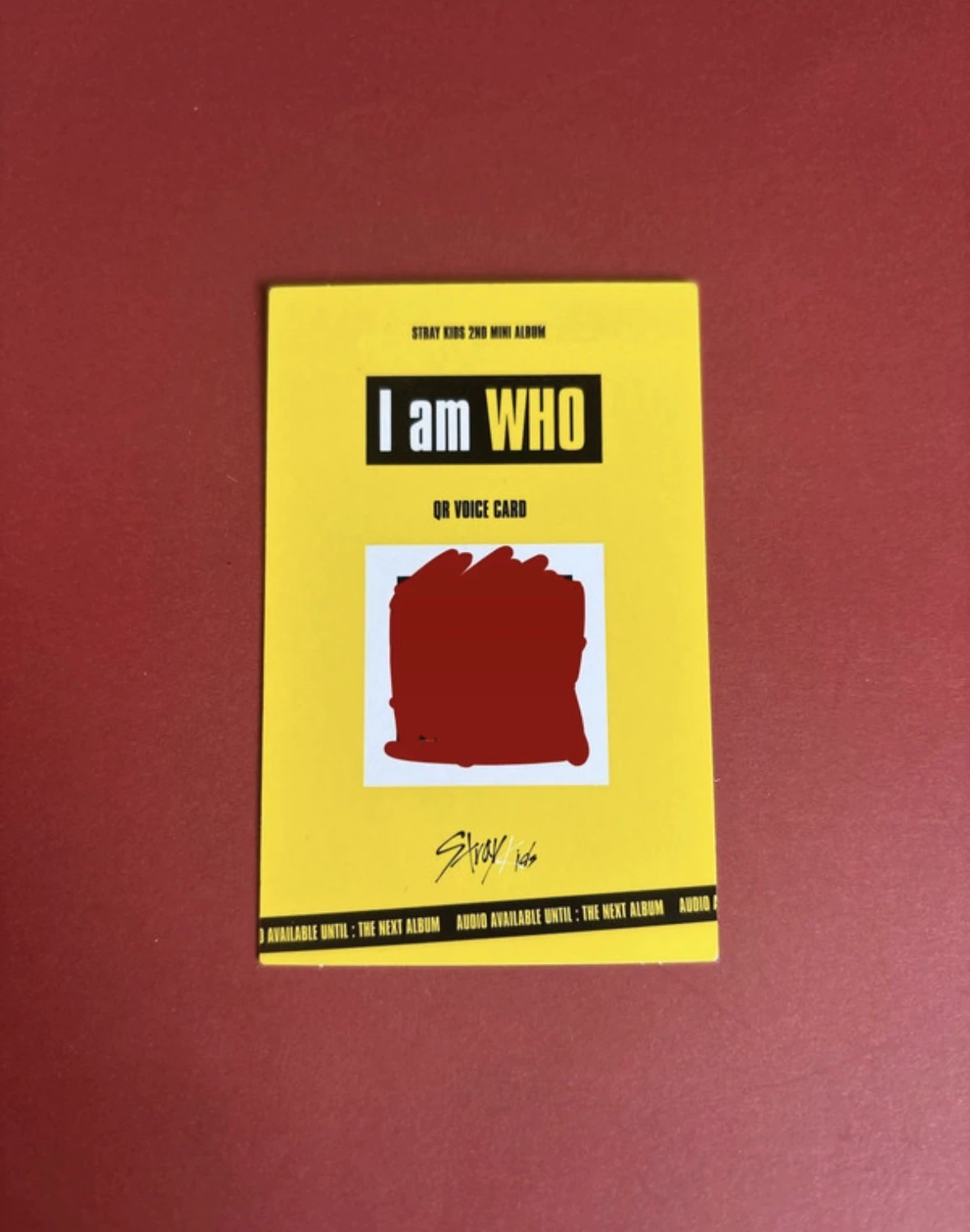 Stray Kids I.N Stray Kids - I.N - I am WHO? Album album photocard behind ver. listing photo 2