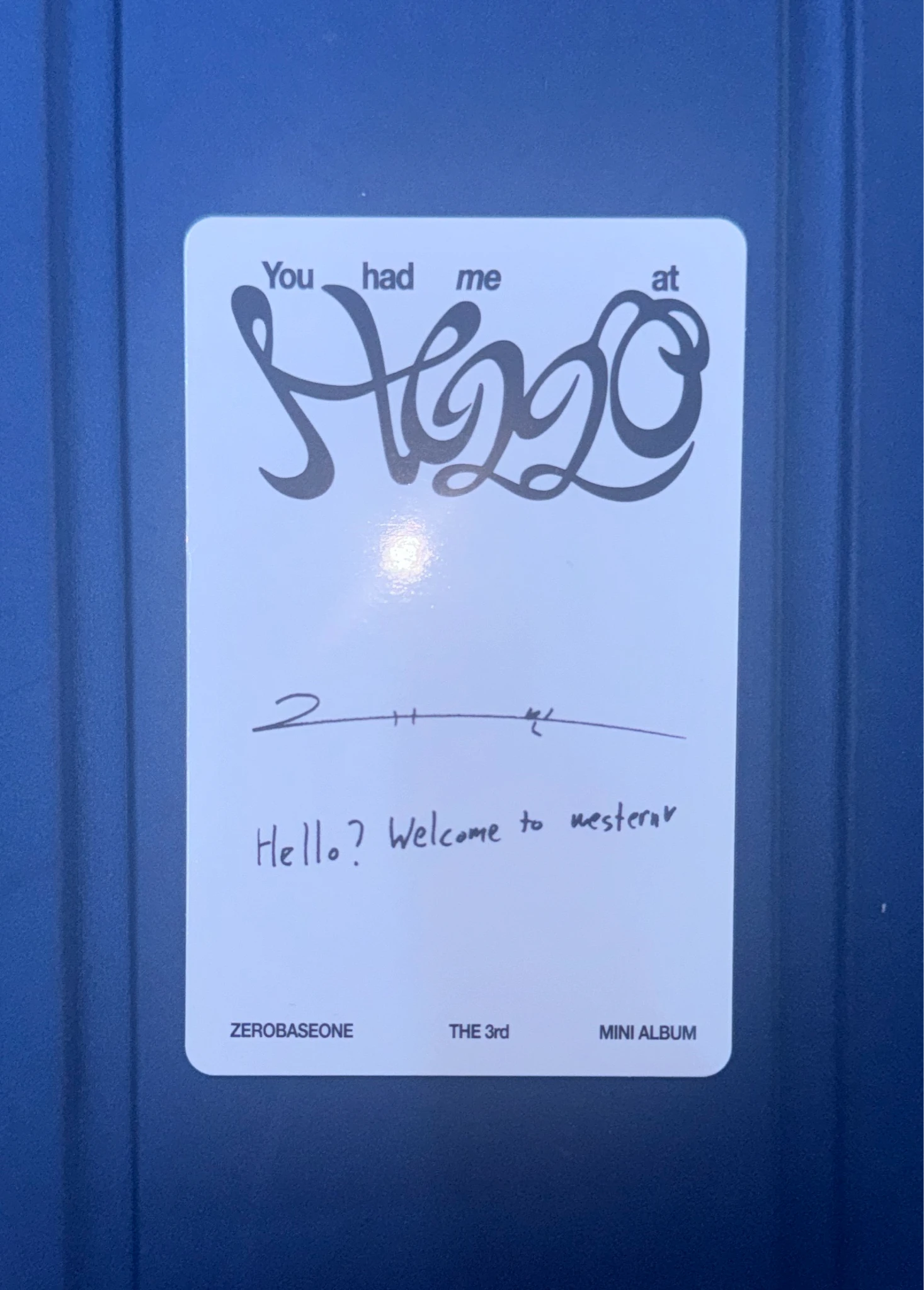 ZEROBASEONE Gyuvin ZEROBASEONE - Gyuvin - You had me at HELLO Album album photocard solar version listing photo 2