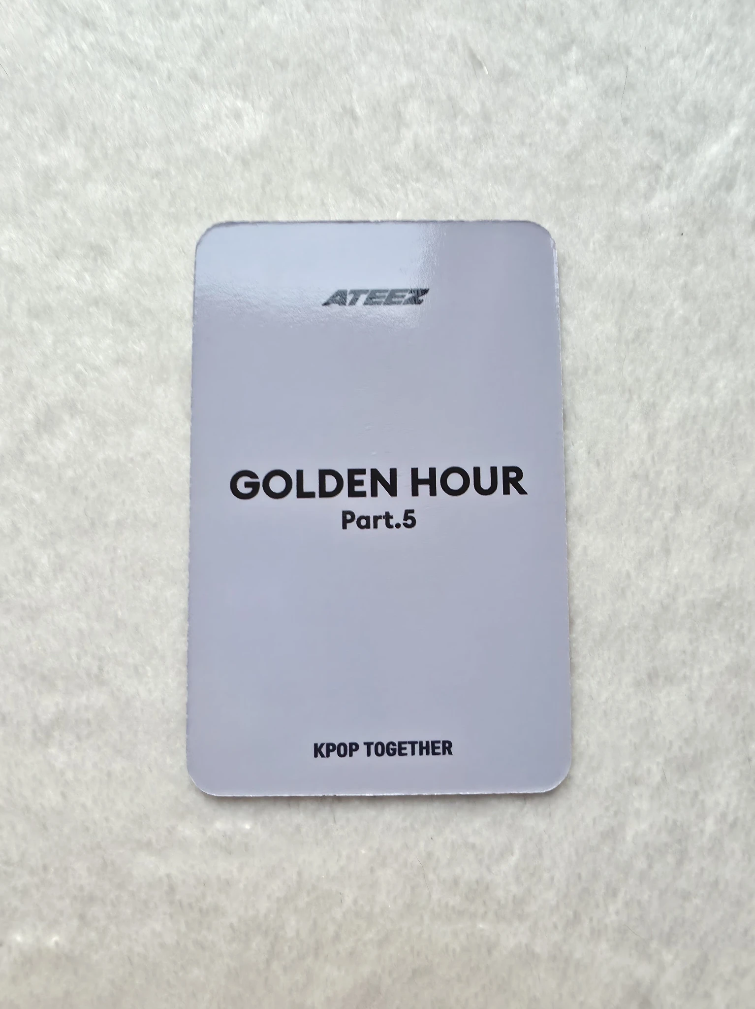 ATEEZ Hongjoong ATEEZ - Hongjoong - GOLDEN HOUR : Part.5 Album kpop together pob (pre-order benefit) listing photo 2