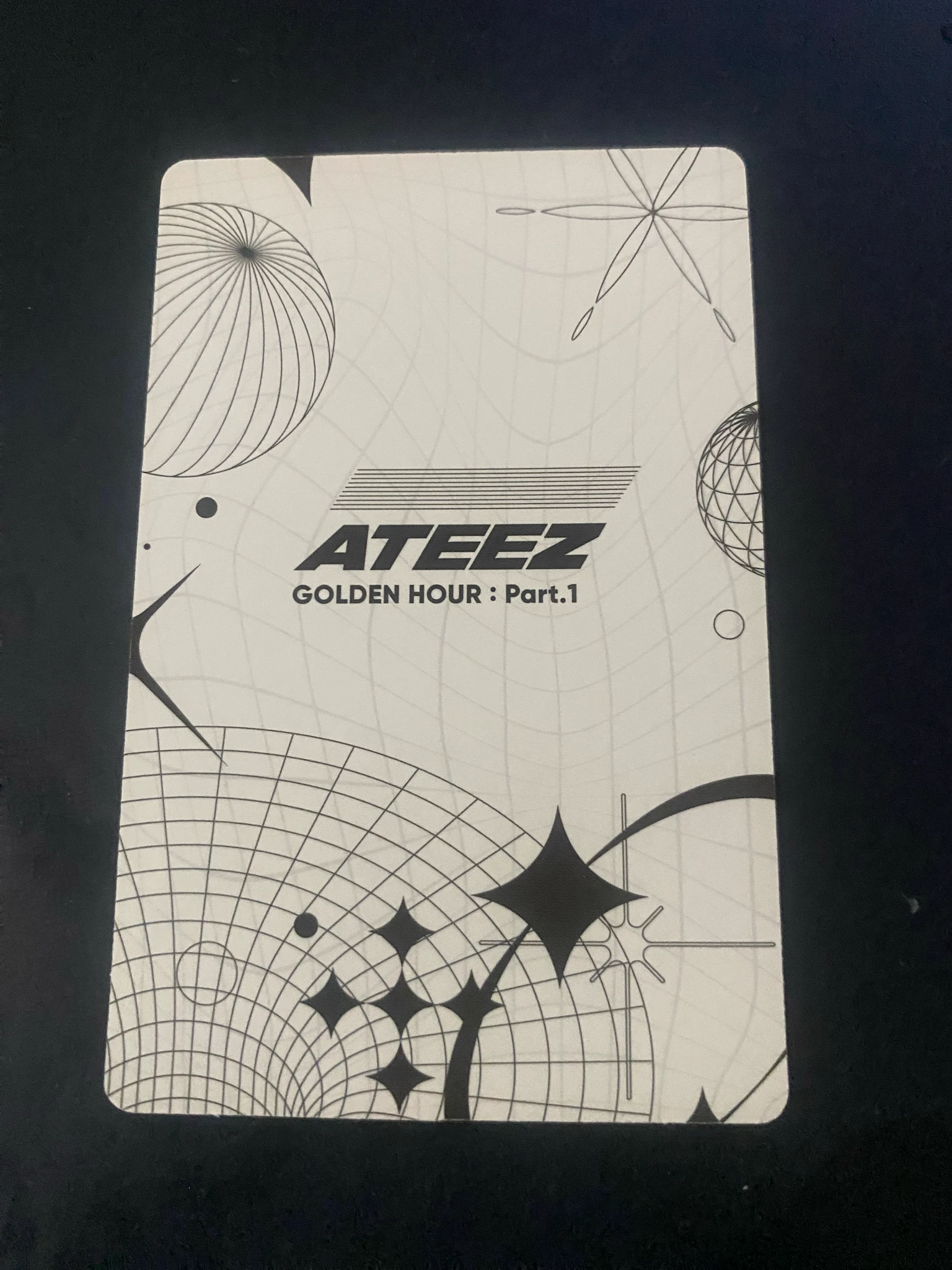 ATEEZ Wooyoung ATEEZ - Wooyoung - Golden Hour : Part.1 Album digipack version album photocard listing photo 2