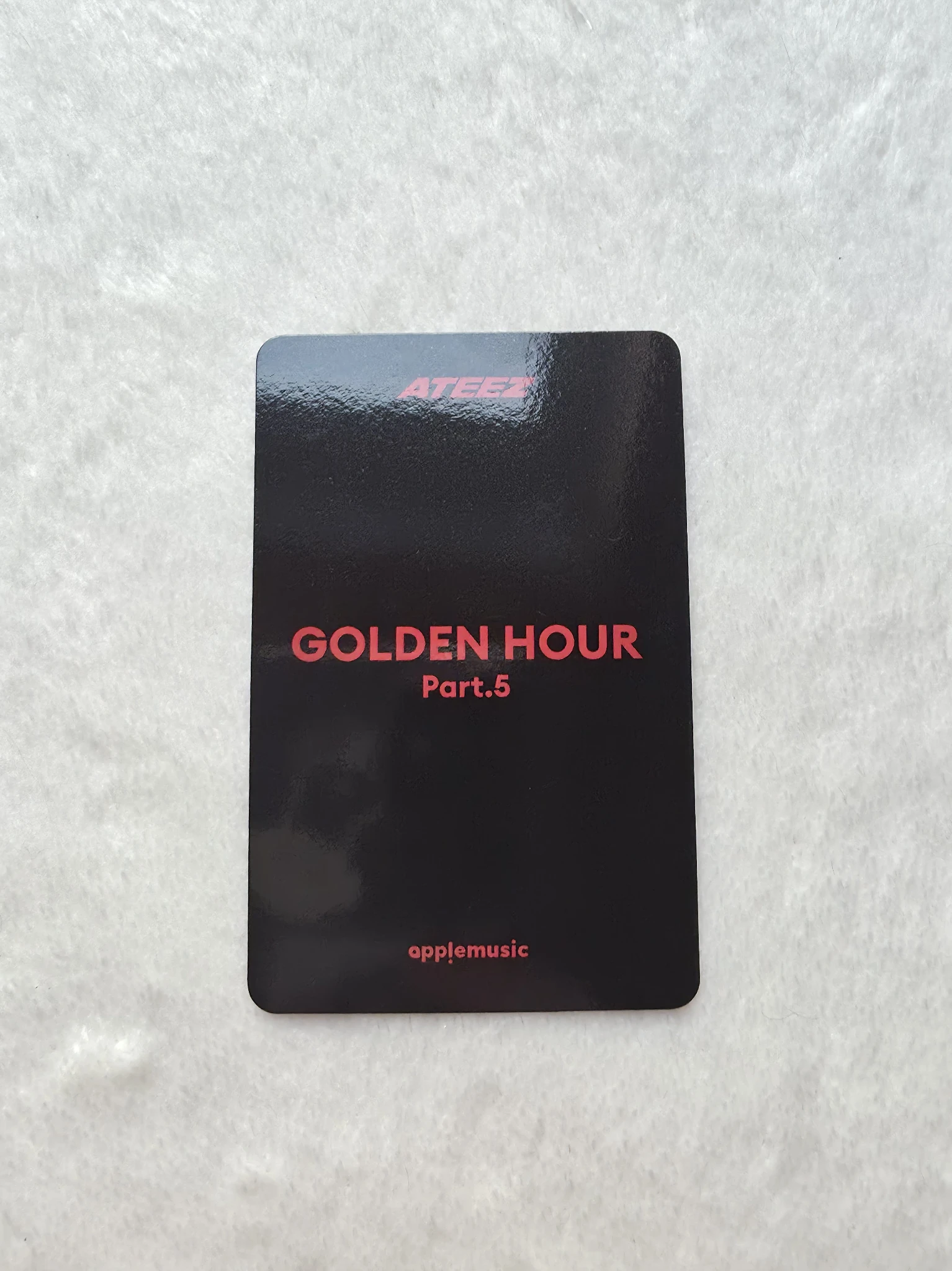ATEEZ Hongjoong ATEEZ - Hongjoong - GOLDEN HOUR : Part.5 Album apple music pob (pre-order benefit) listing photo 2