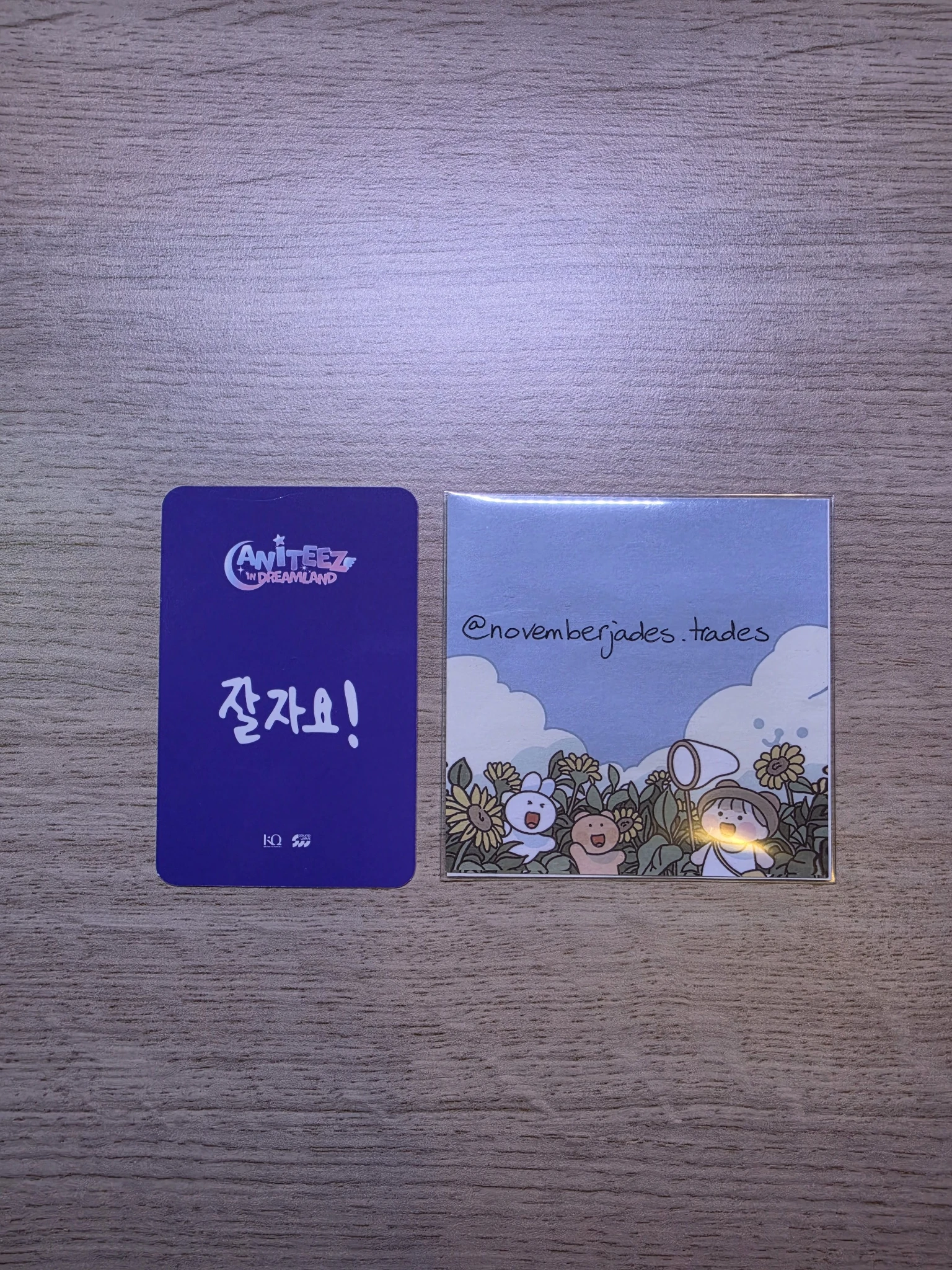 ATEEZ Wooyoung ATEEZ - Wooyoung - Aniteez in Dreamland Other merch photocard listing photo 2