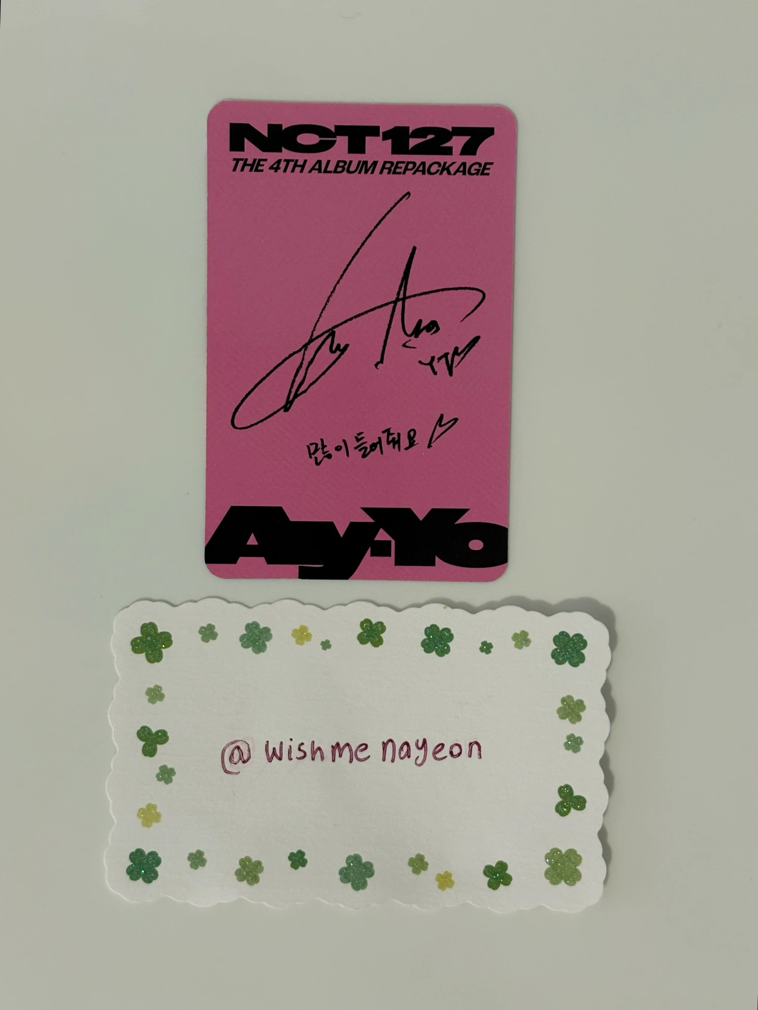 NCT 127 Yuta NCT 127 - Yuta - Ay-yo Album listing photo 2