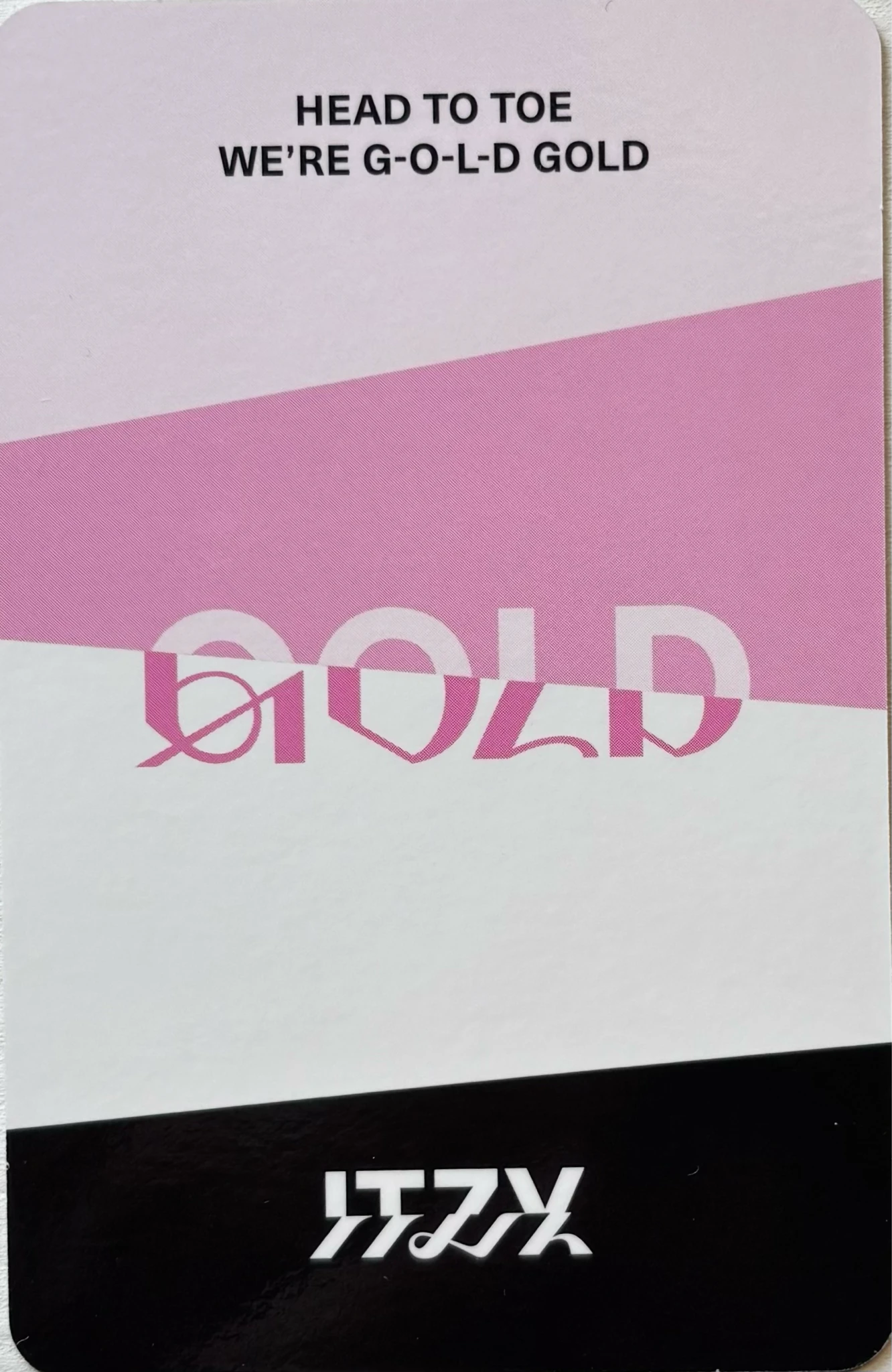 ITZY Lia ITZY - Lia - GOLD Album album photocard standard ver. listing photo 2