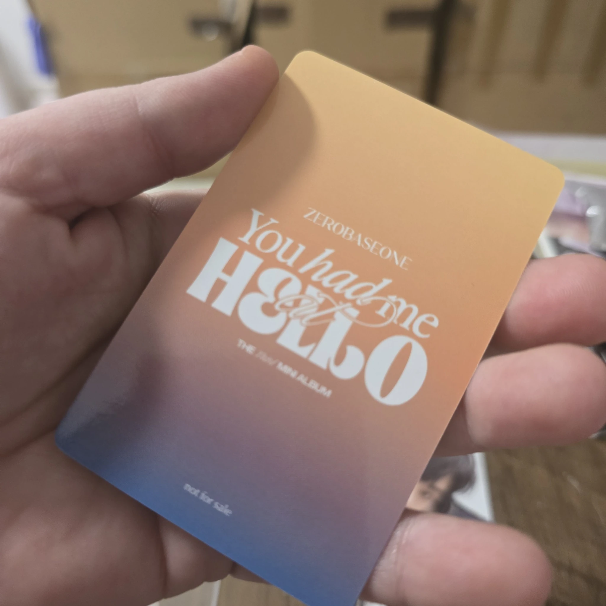 ZEROBASEONE Gyuvin ZEROBASEONE - Gyuvin - You had me at HELLO Album tower records lucky draw listing photo 2