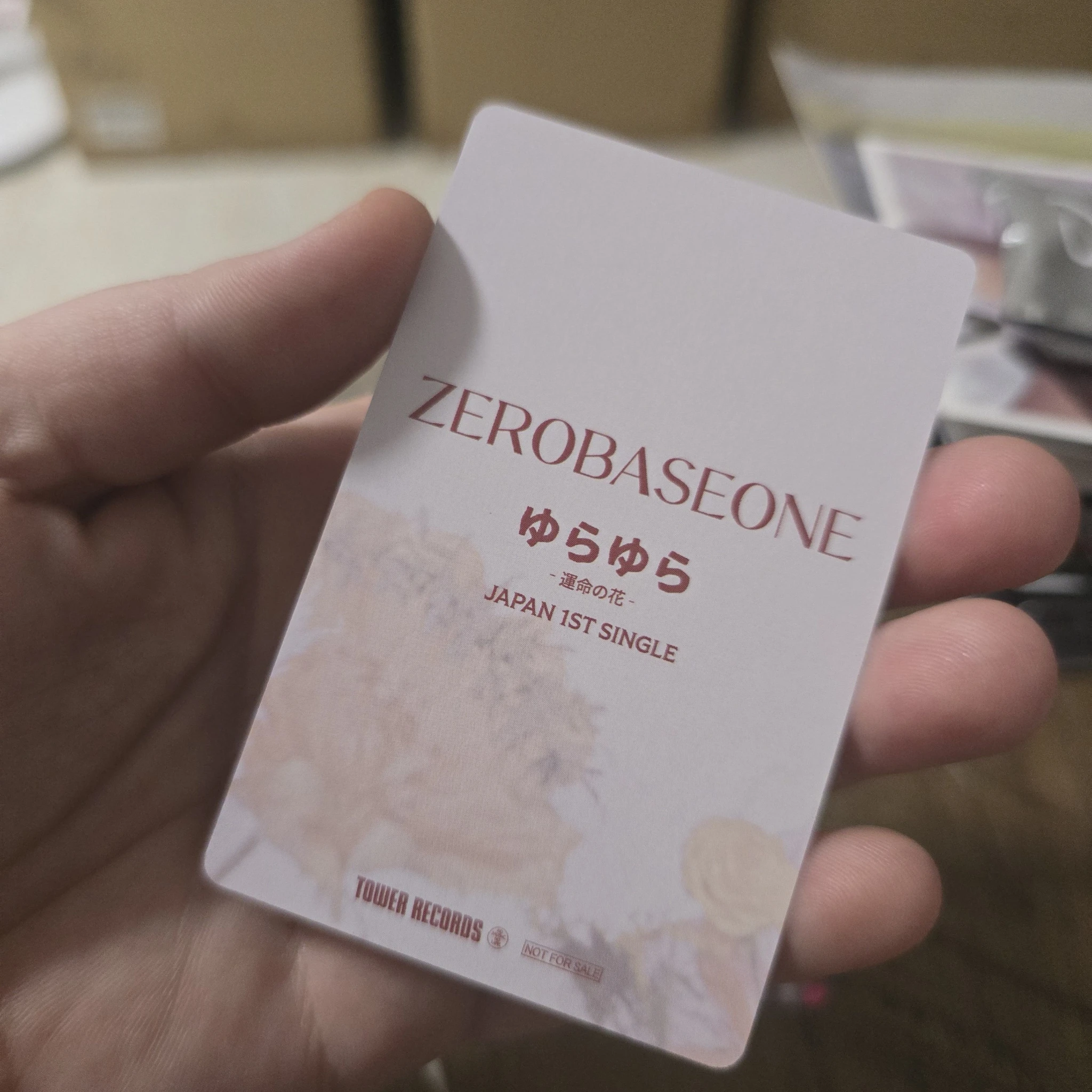 ZEROBASEONE Matthew ZEROBASEONE - Matthew - Yura Yura (ゆらゆら -運命の花-) Album lucky draw tower records japanese album shibuya listing photo 2
