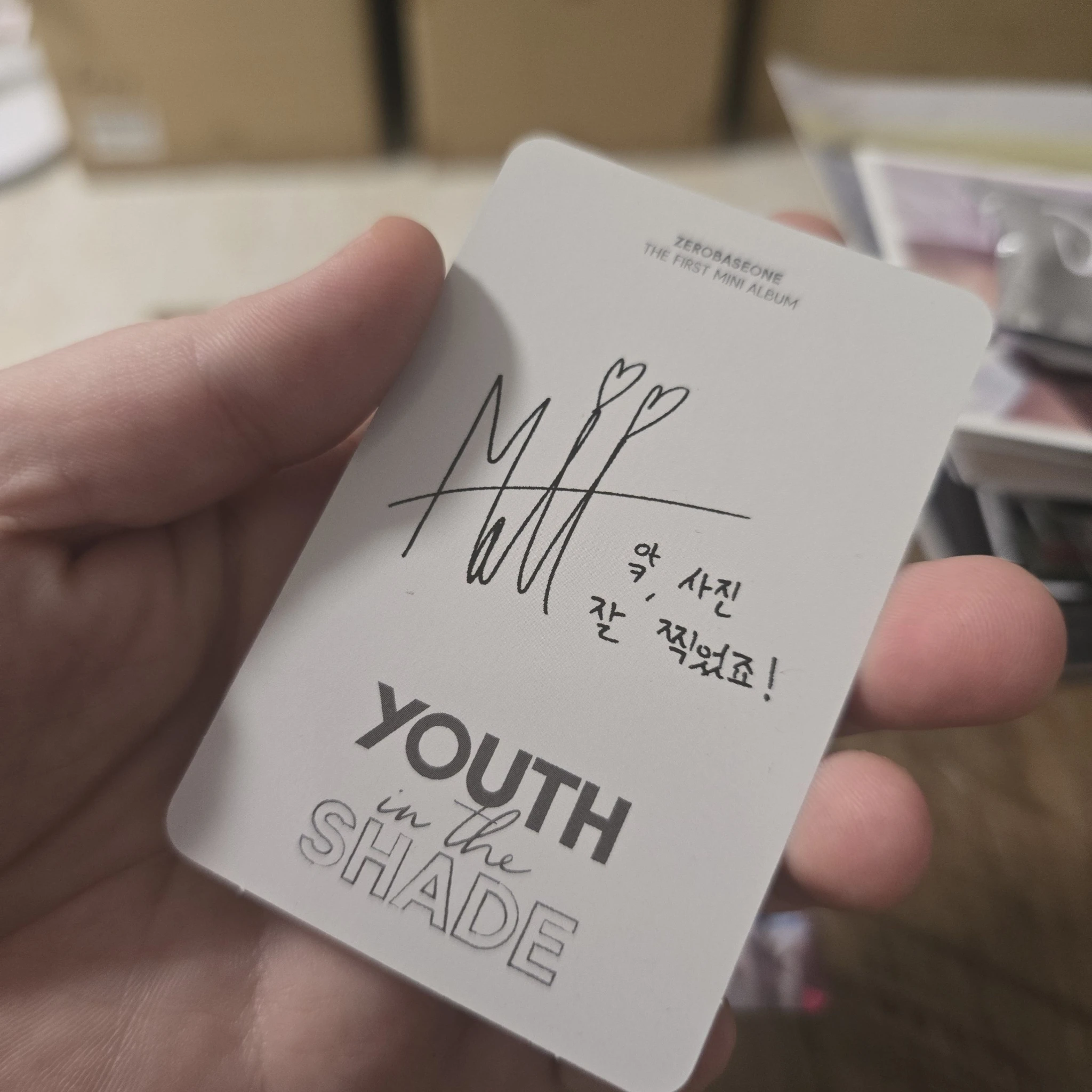 ZEROBASEONE Matthew ZEROBASEONE - Matthew - Youth in the Shade Album album photocard korean album digipack version listing photo 2