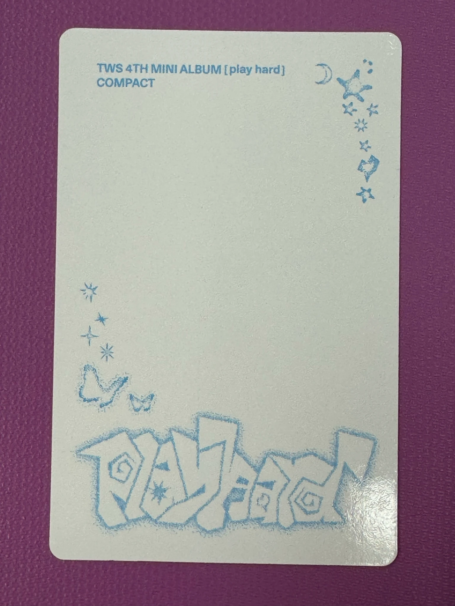 TWS Youngjae TWS - Youngjae - play hard Album album photocard compact version A version listing photo 2