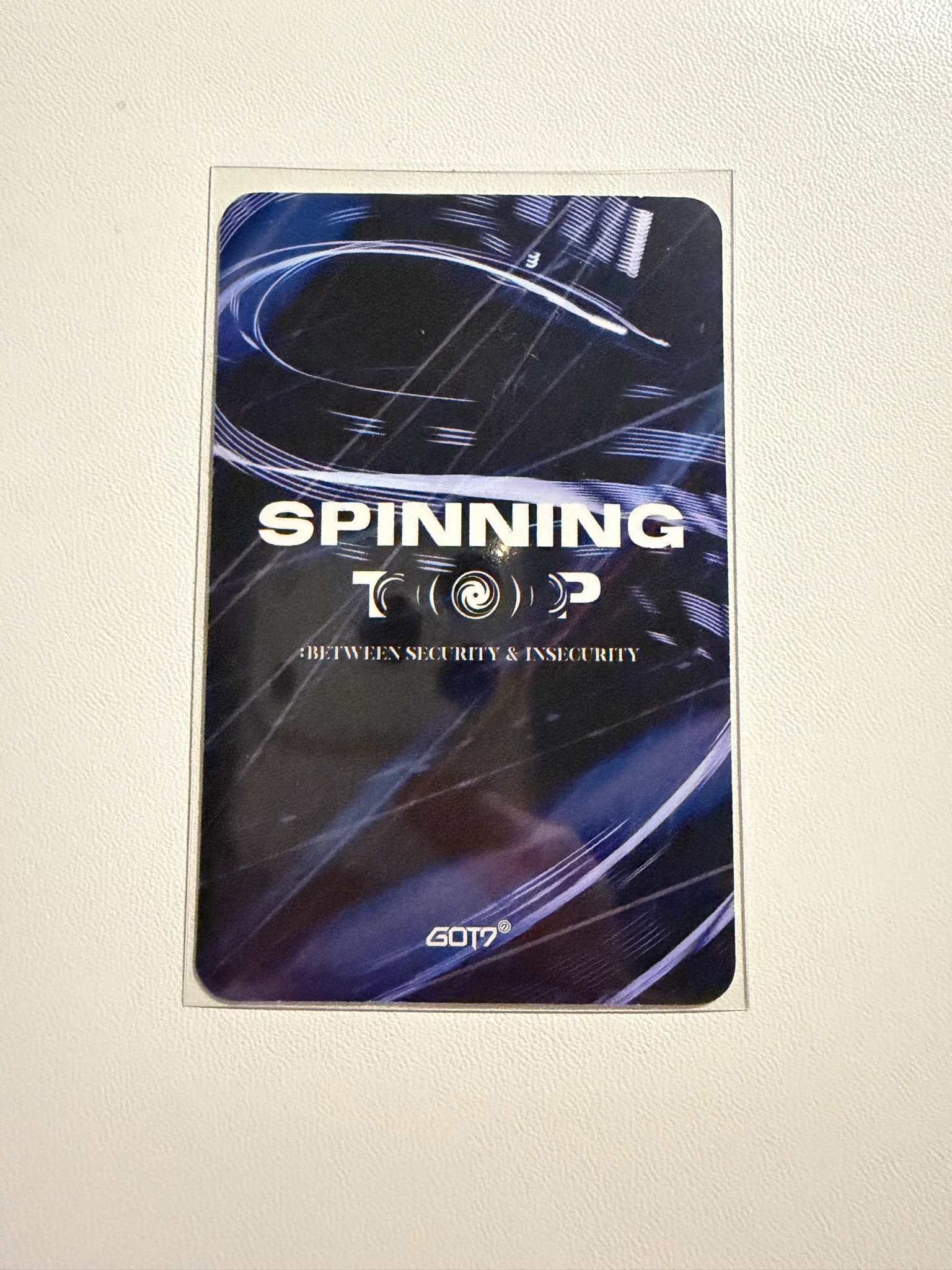 GOT7 Jackson GOT7 - Jackson - SPINNING TOP: BETWEEN SECURITY & INSECURITY Album album photocard listing photo 2