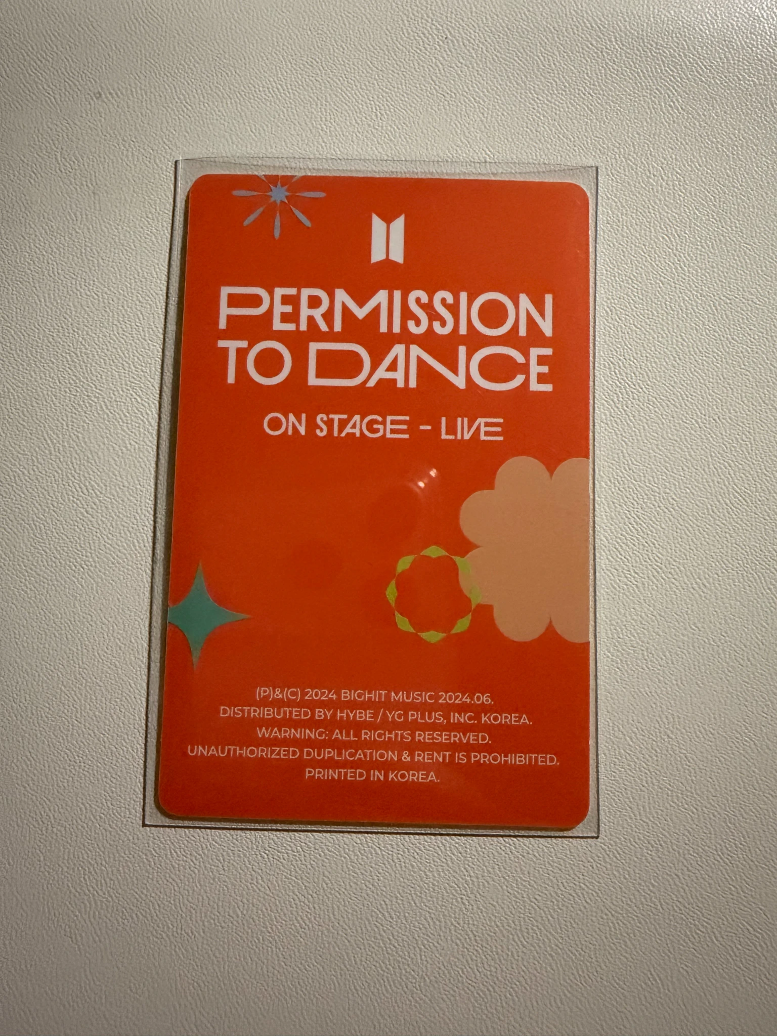 BTS RM BTS-RM-Album-Permission to Dance Live Album listing photo 2