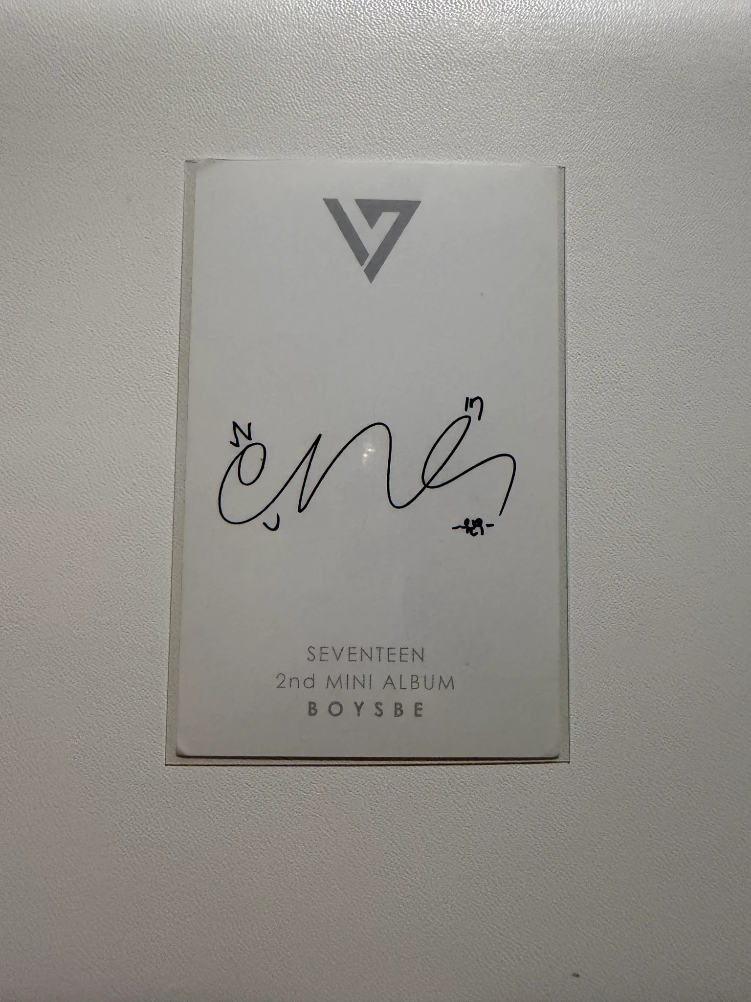 SEVENTEEN Wonwoo SEVENTEEN - Wonwoo - BOYS BE Album album photocard listing photo 2
