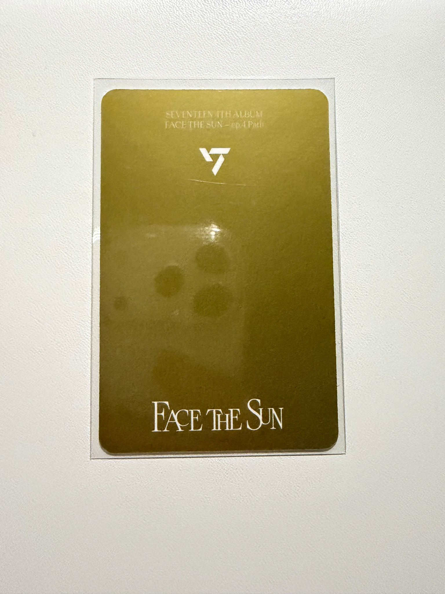 SEVENTEEN Hoshi SEVENTEEN - Hoshi - Face the Sun Album album photocard path version listing photo 2