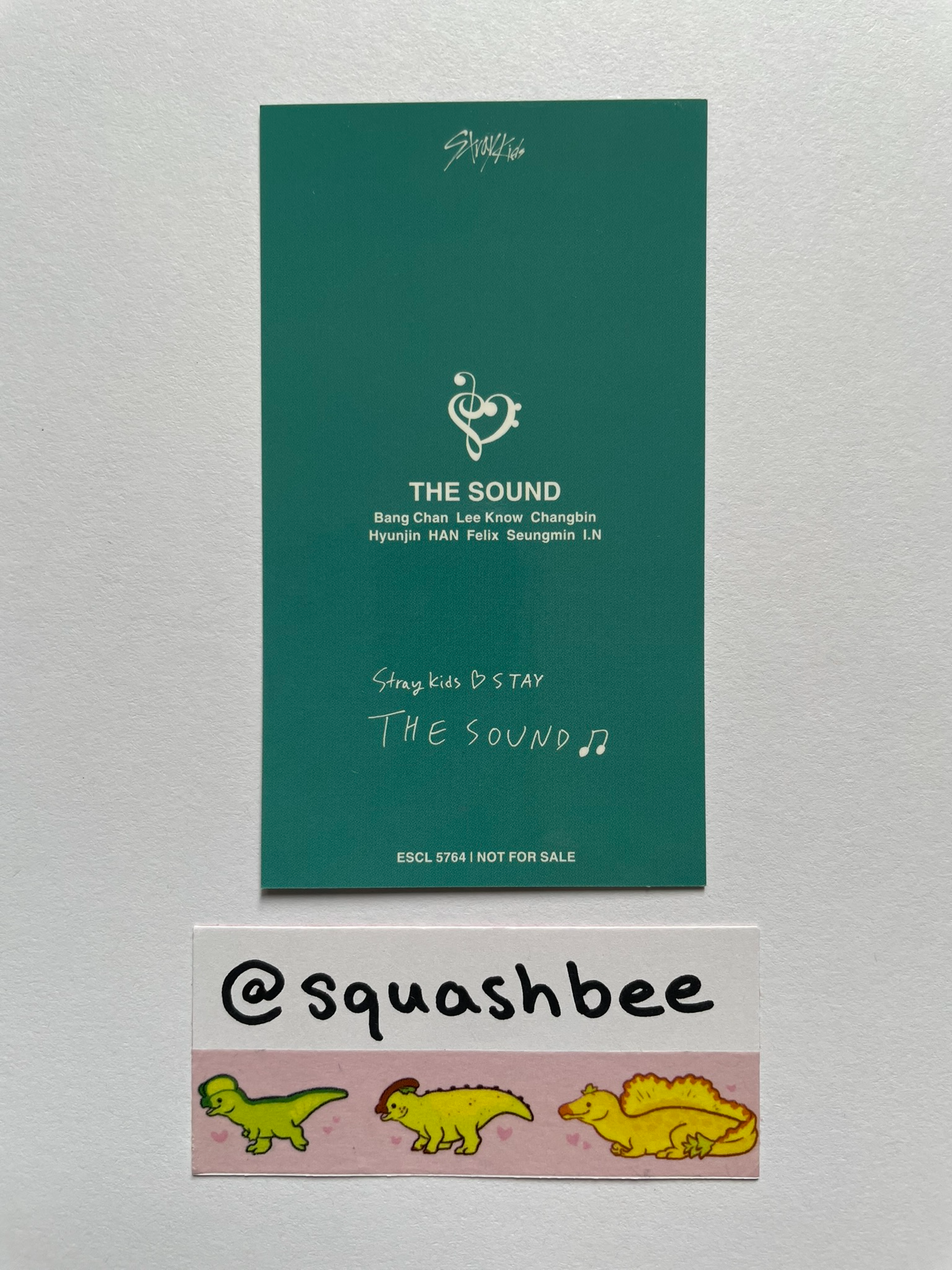 Stray Kids Seungmin Stray Kids - Seungmin - The Sound Album album photocard japanese album listing photo 2