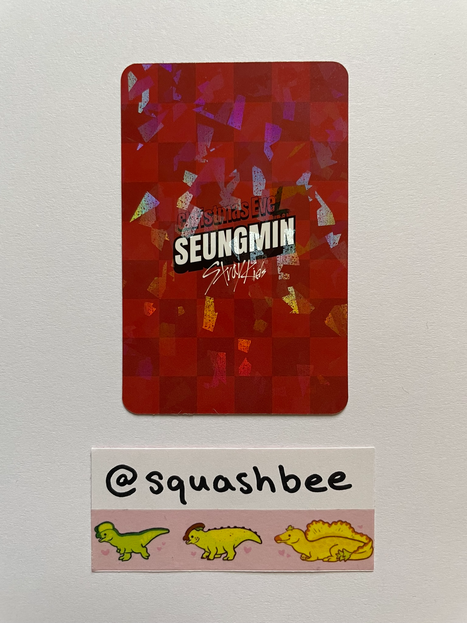 Stray Kids Seungmin Stray Kids - Seungmin - Christmas EveL Album album photocard glitter ver. glitter listing photo 2
