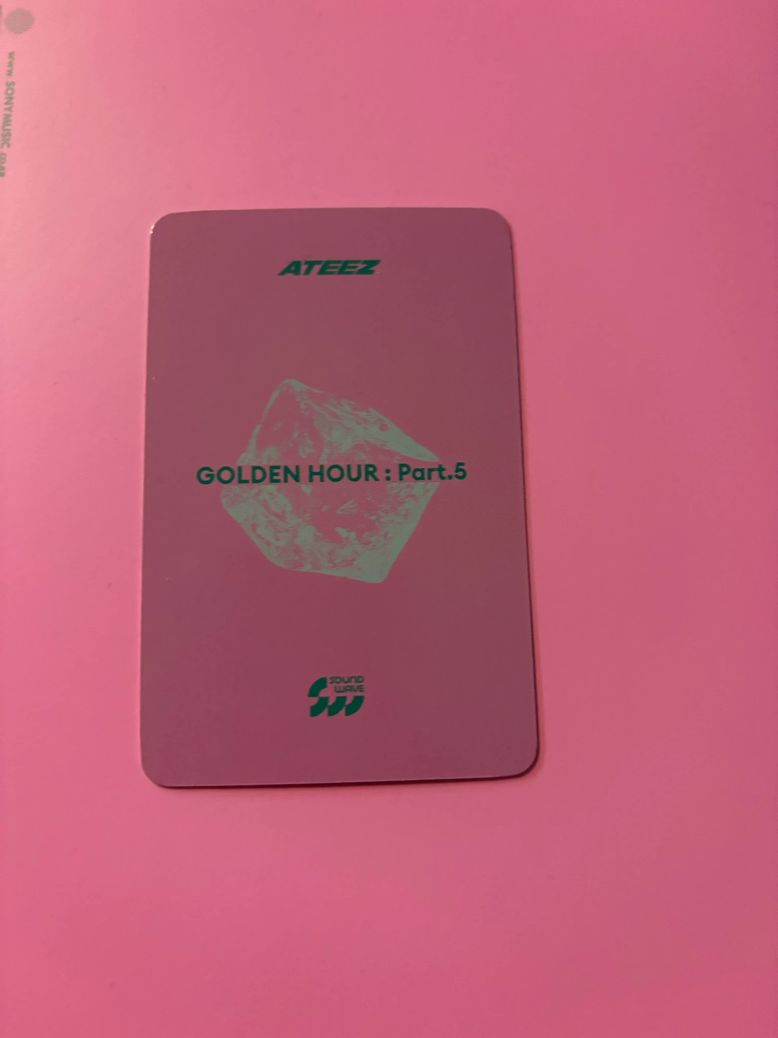 ATEEZ San ATEEZ - San - GOLDEN HOUR : Part.5 Album photobook version soundwave pob (pre-order benefit) listing photo 2