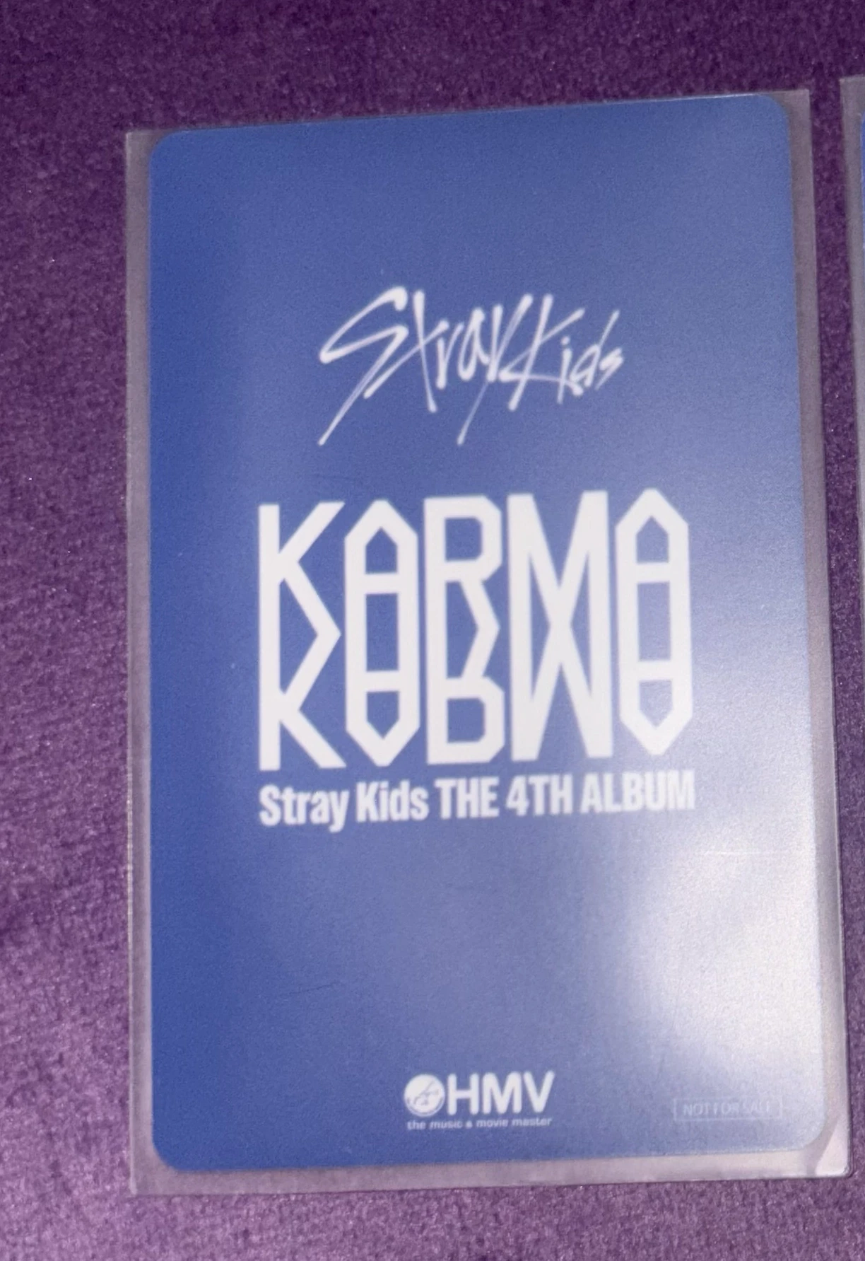 Stray Kids I.N Stray Kids - I.N - KARMA Album pre-order benefit (pob) hmv B version online listing photo 2