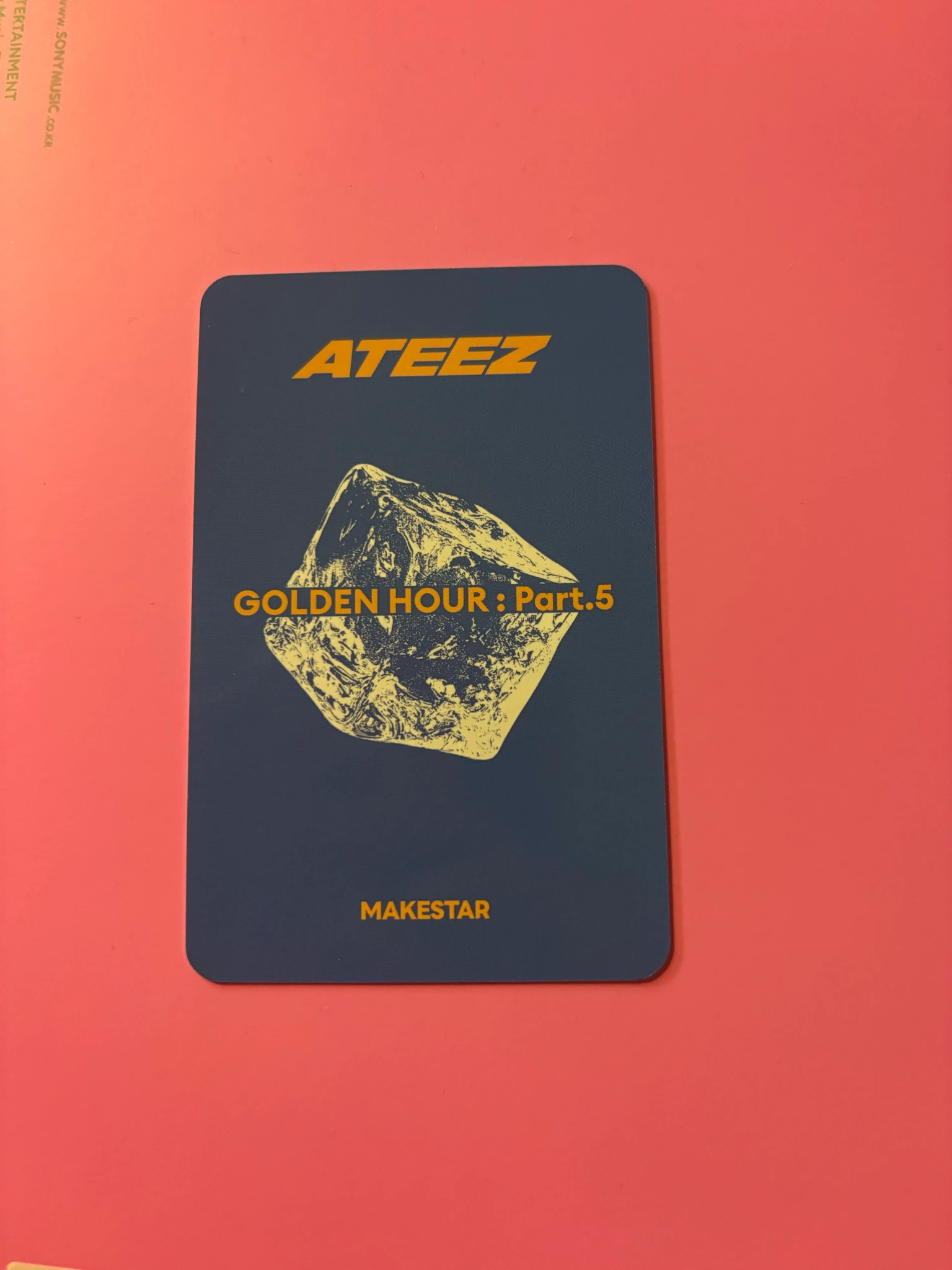 ATEEZ Mingi ATEEZ - Mingi - GOLDEN HOUR : Part.5 Album pob (pre-order benefit) makestar listing photo 2