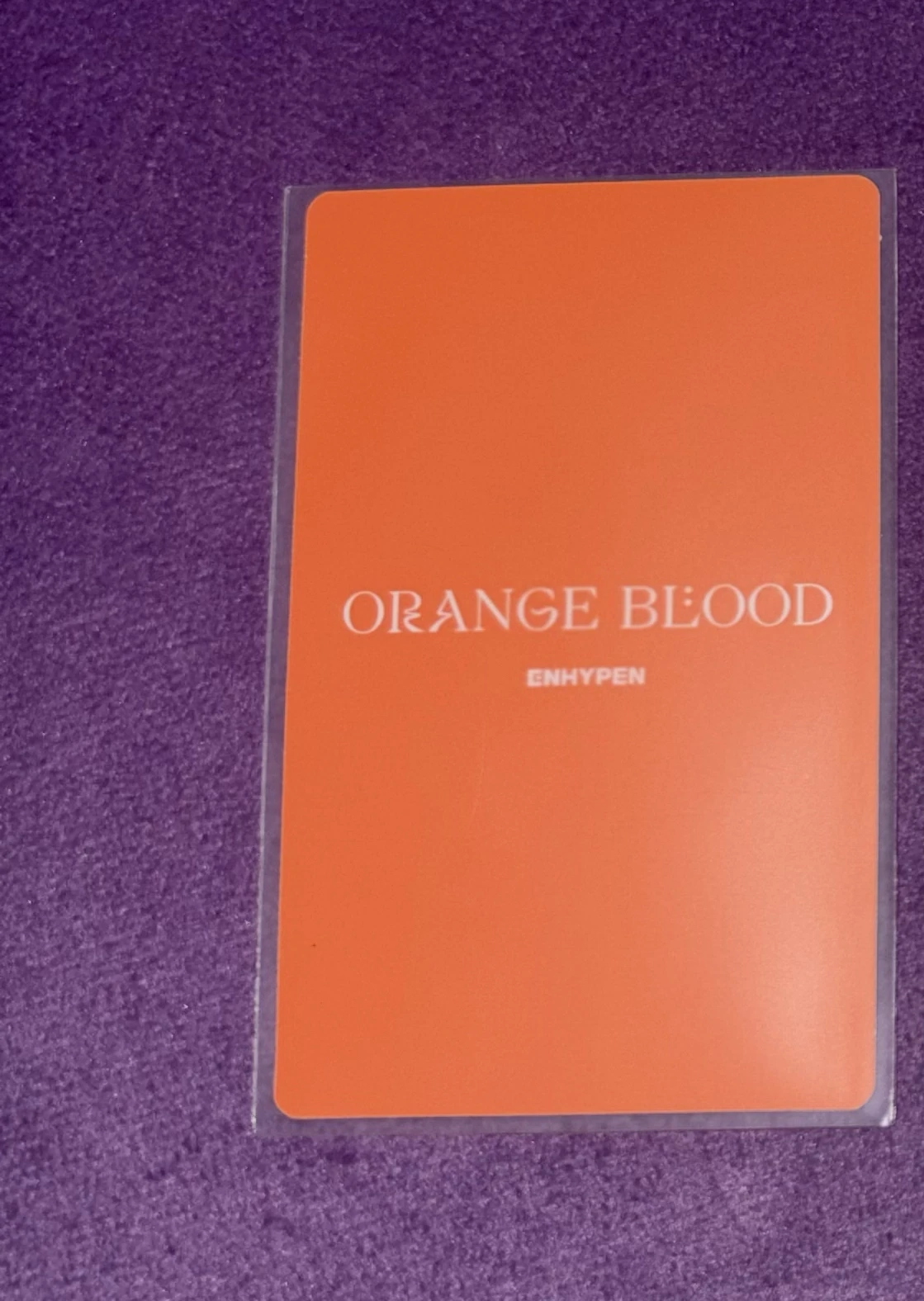 ENHYPEN Sunghoon ENHYPEN - Sunghoon - ORANGE BLOOD Album listing photo 2
