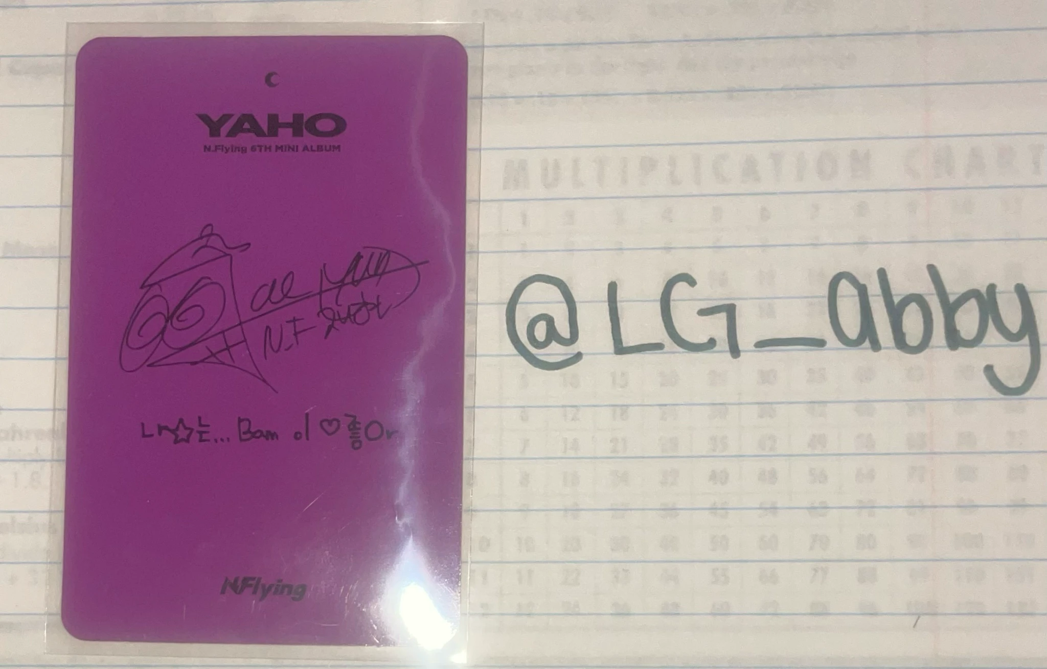 N.Flying Jaehyun N.Flying - Jaehyun - Yaho Album album photocard listing photo 2