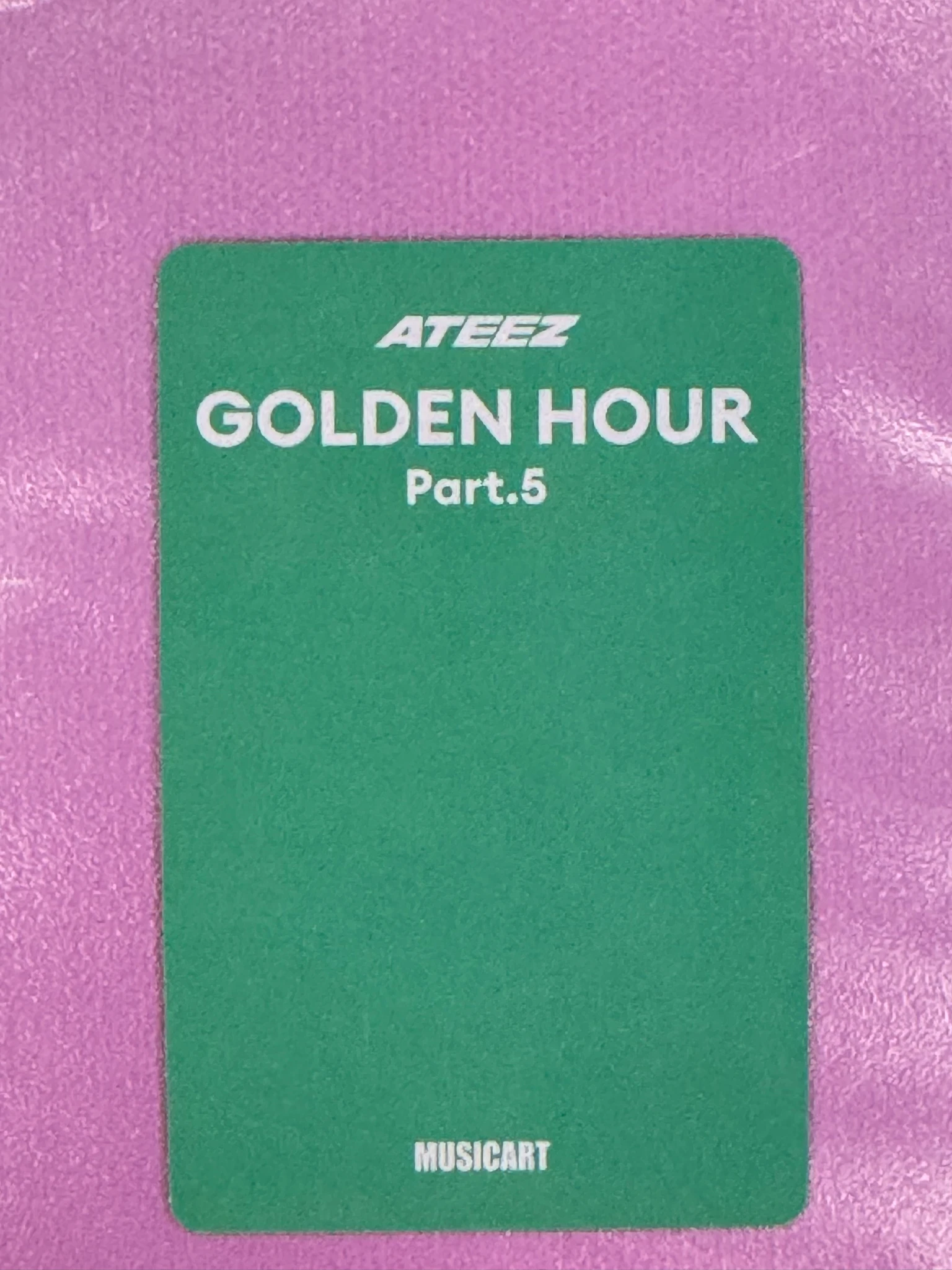 ATEEZ Yunho ATEEZ - Yunho - GOLDEN HOUR : Part.5 Album musicart (music art) fansign video call/fancall listing photo 2