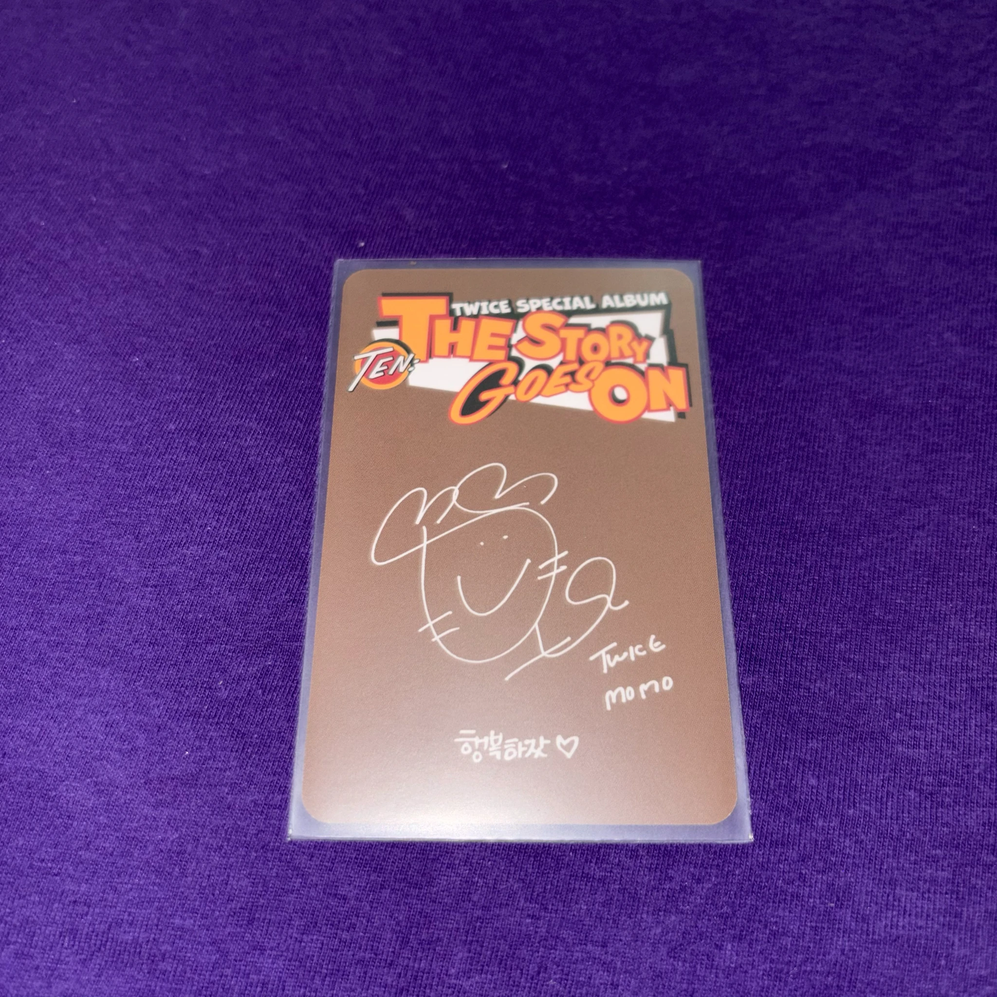 TWICE Momo TWICE - Momo - TEN: The Story Goes On Album album photocard Cast Ver. listing photo 2