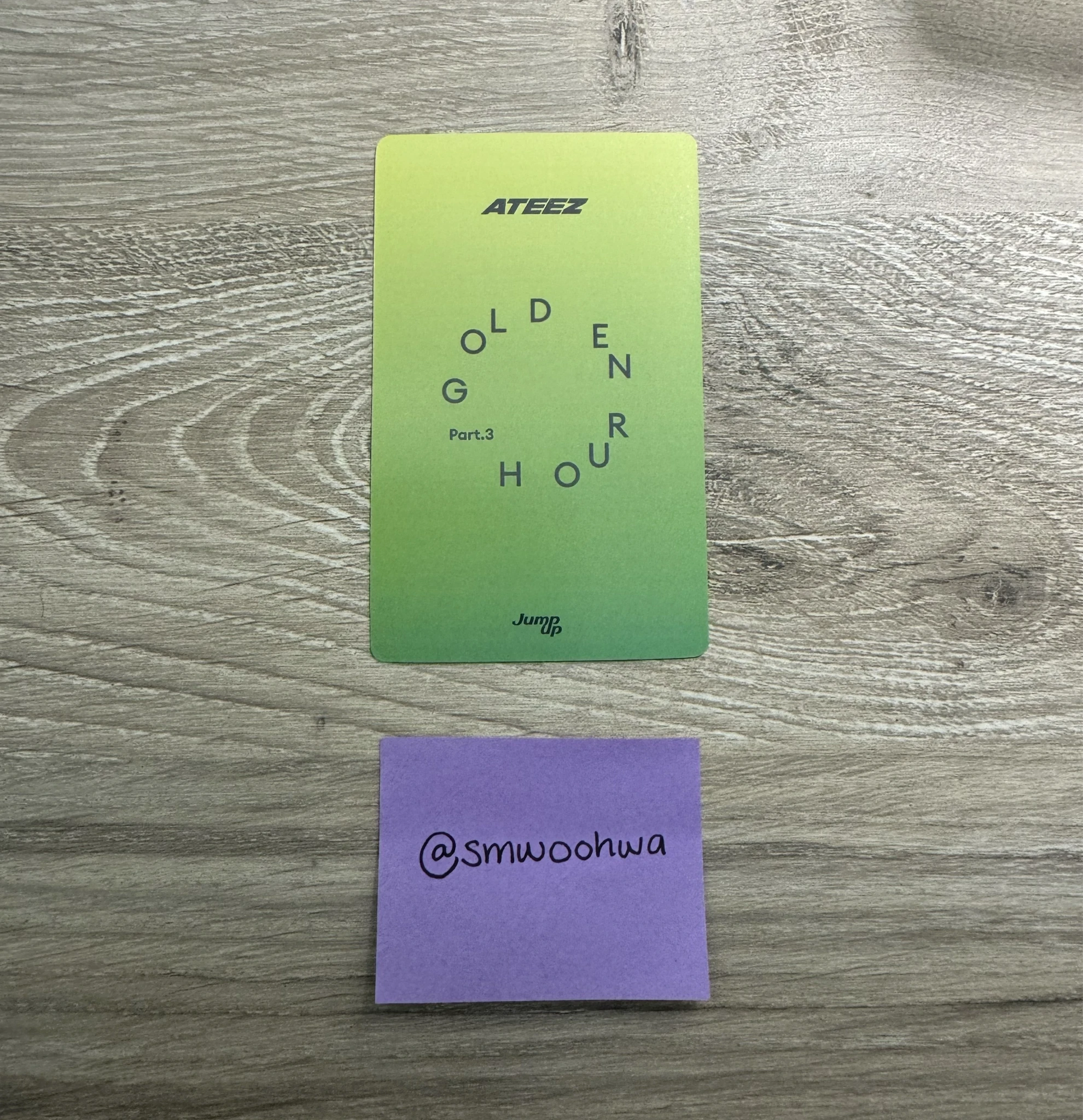 ATEEZ Jongho ATEEZ - Jongho - Golden Hour : Part.3 Album jump up lucky draw listing photo 2