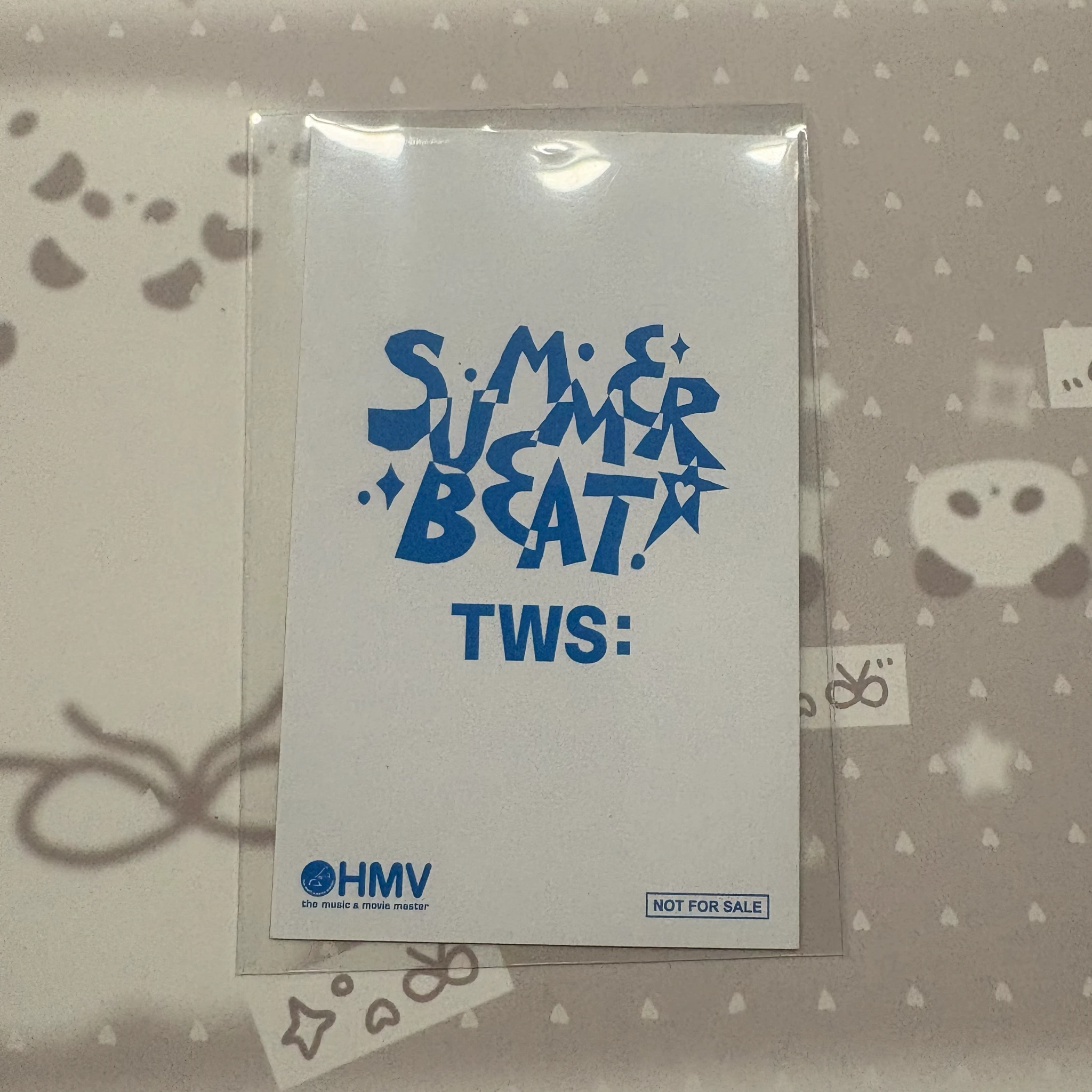TWS Hanjin TWS - Hanjin - SUMMER BEAT! Album pob (pre-order benefit) album photocard hmv listing photo 2