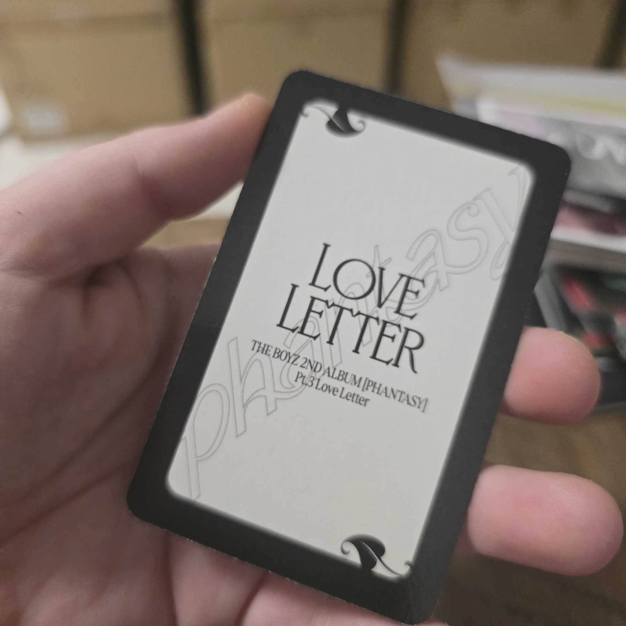 THE BOYZ New THE BOYZ - New - Phantasy Pt. 3: Love Letter Album send version platform version album photocard listing photo 2