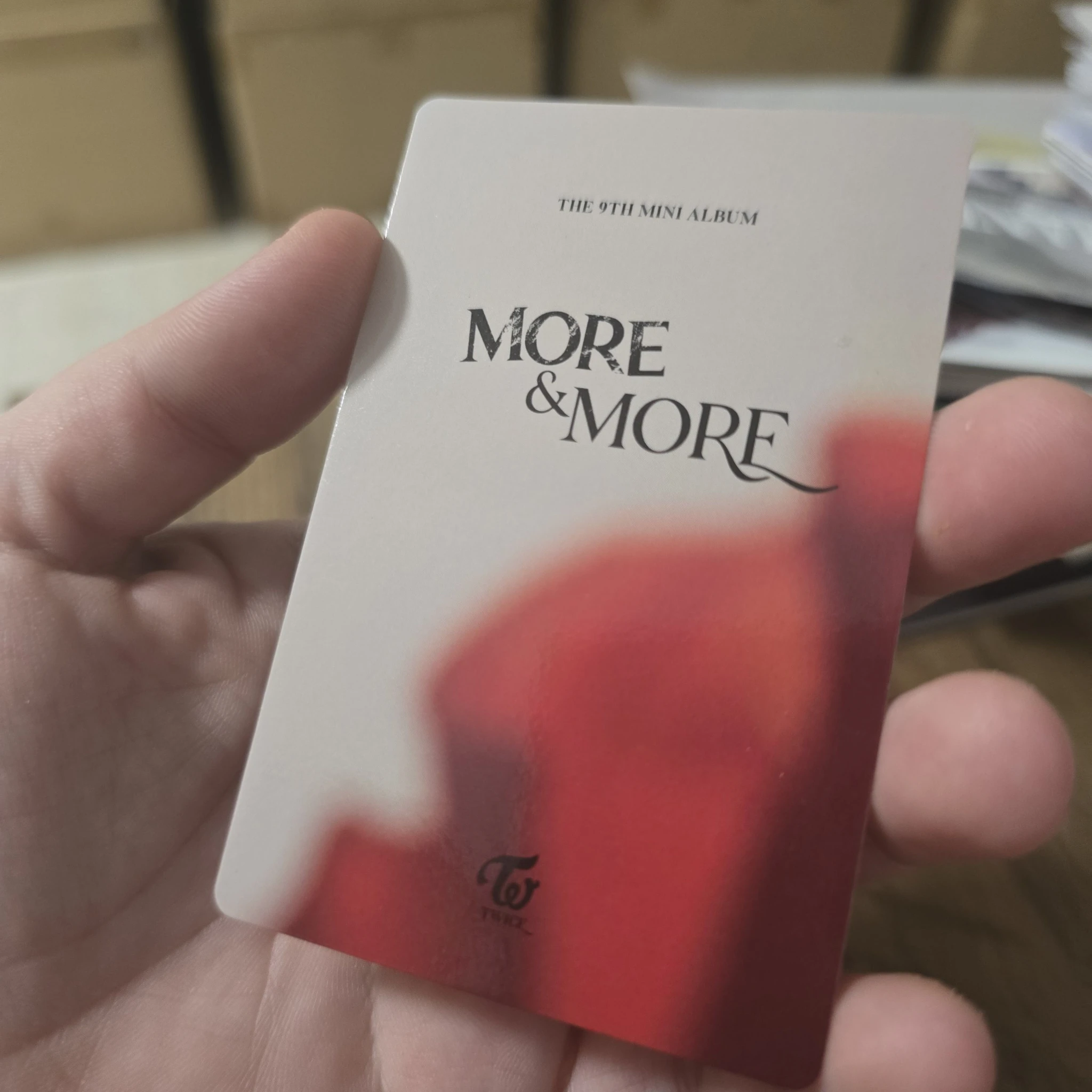 TWICE Jeongyeon TWICE - Jeongyeon - MORE & MORE Album pob (pre-order benefit) photocard set B version listing photo 2