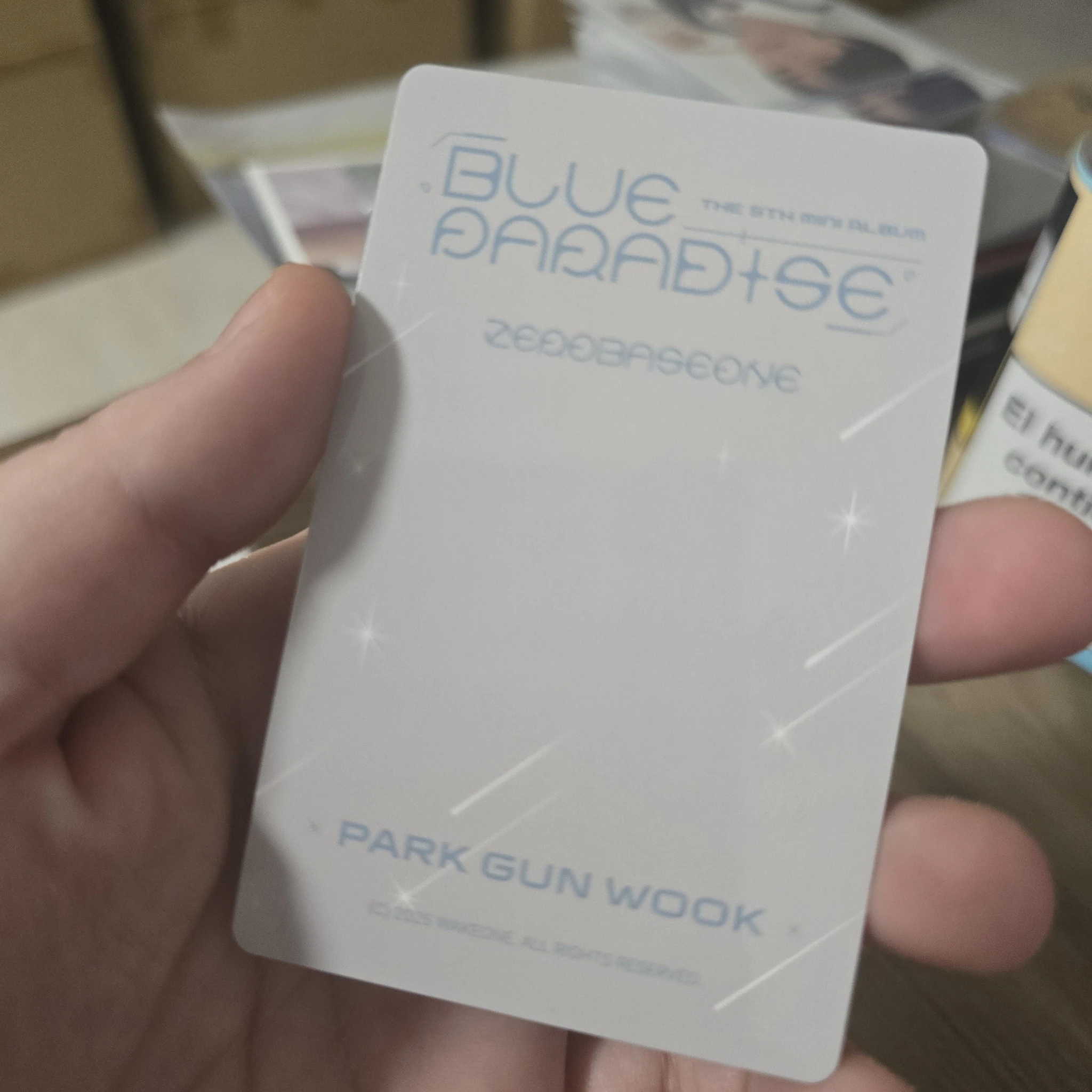 ZEROBASEONE Gunwook ZEROBASEONE - Gunwook - Blue Paradise Album key cap version listing photo 2