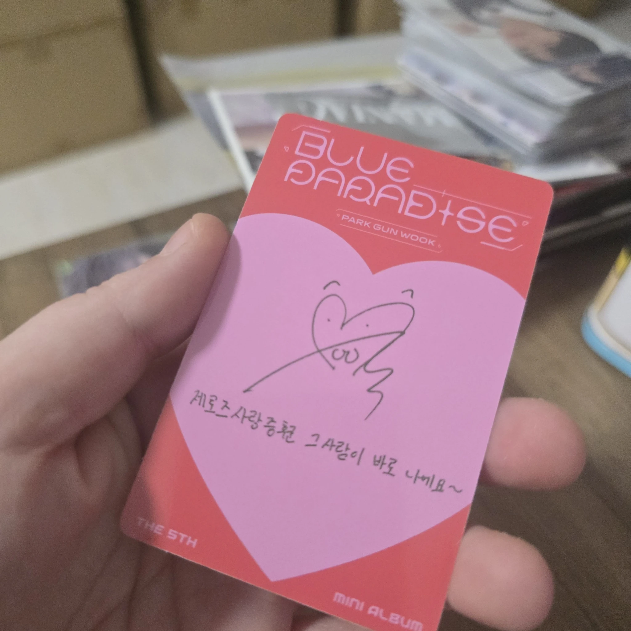 ZEROBASEONE Gunwook ZEROBASEONE - Gunwook - Blue Paradise Album listing photo 2