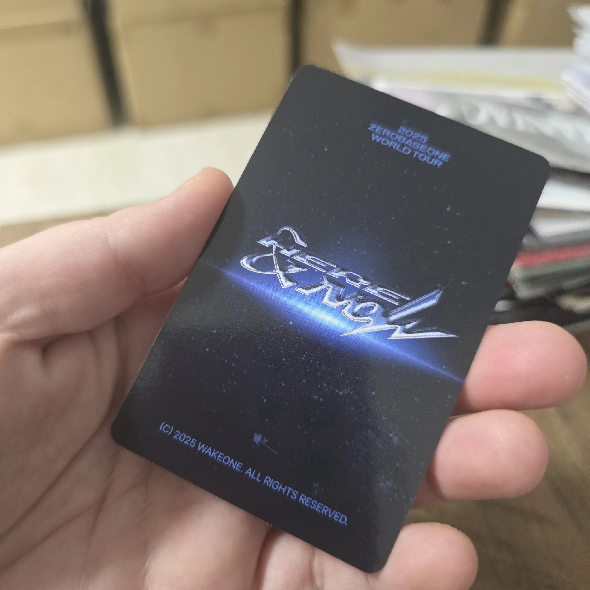 ZEROBASEONE Taerae ZEROBASEONE - Taerae - 2025 WORLD TOUR [𝗛𝗘𝗥𝗘&𝗡𝗢𝗪] Event trading card korea edition A version listing photo 2