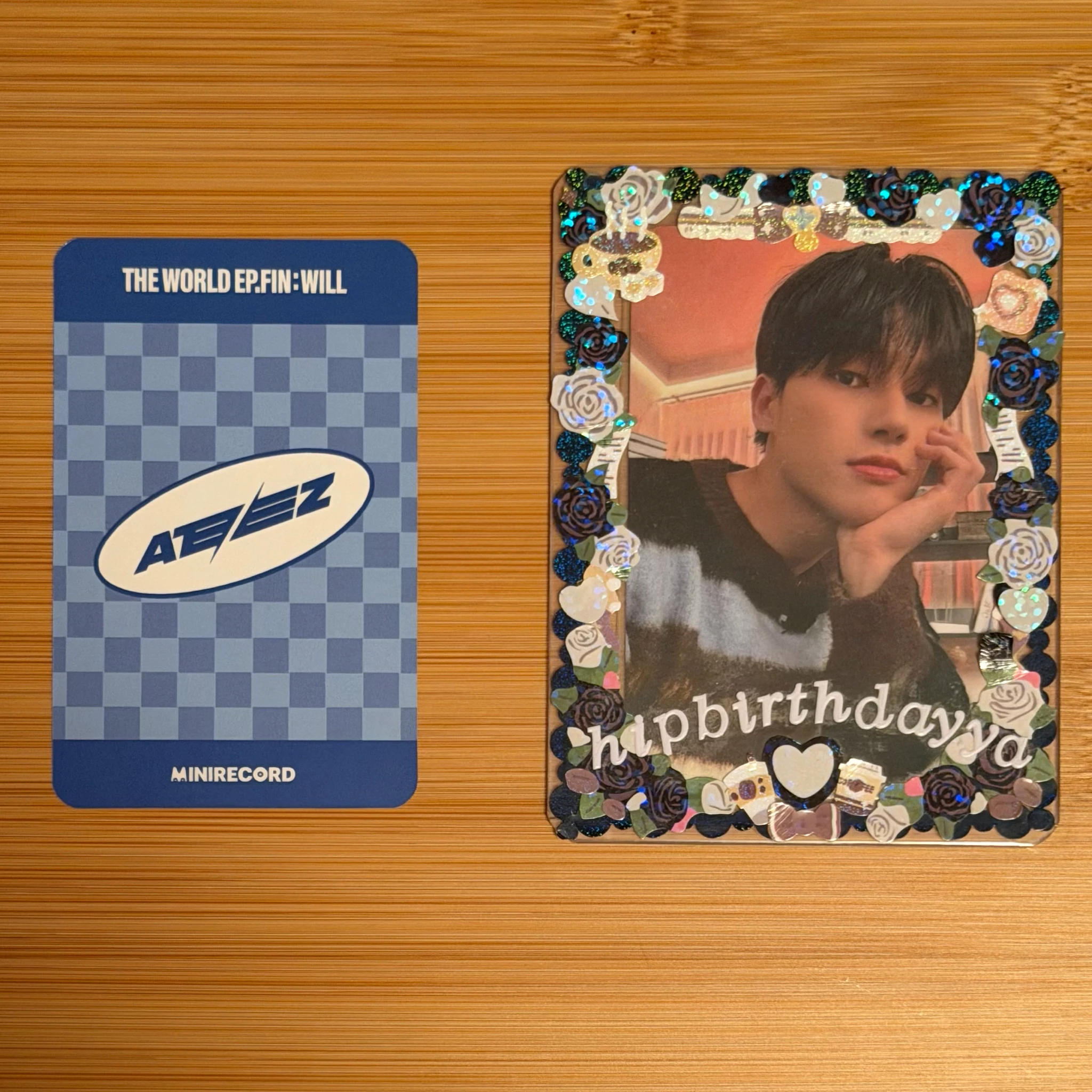 ATEEZ Wooyoung ATEEZ - Wooyoung - THE WORLD EP.FIN: WILL Album mini record lucky draw listing photo 2